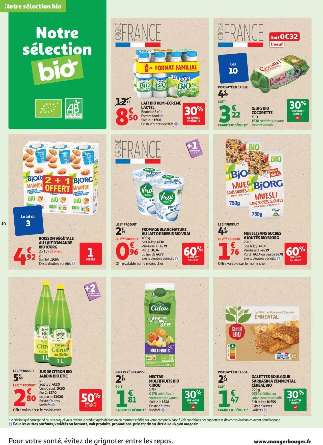  | Page: 14 | Produits: Abricot, Amande, Citron, Jus