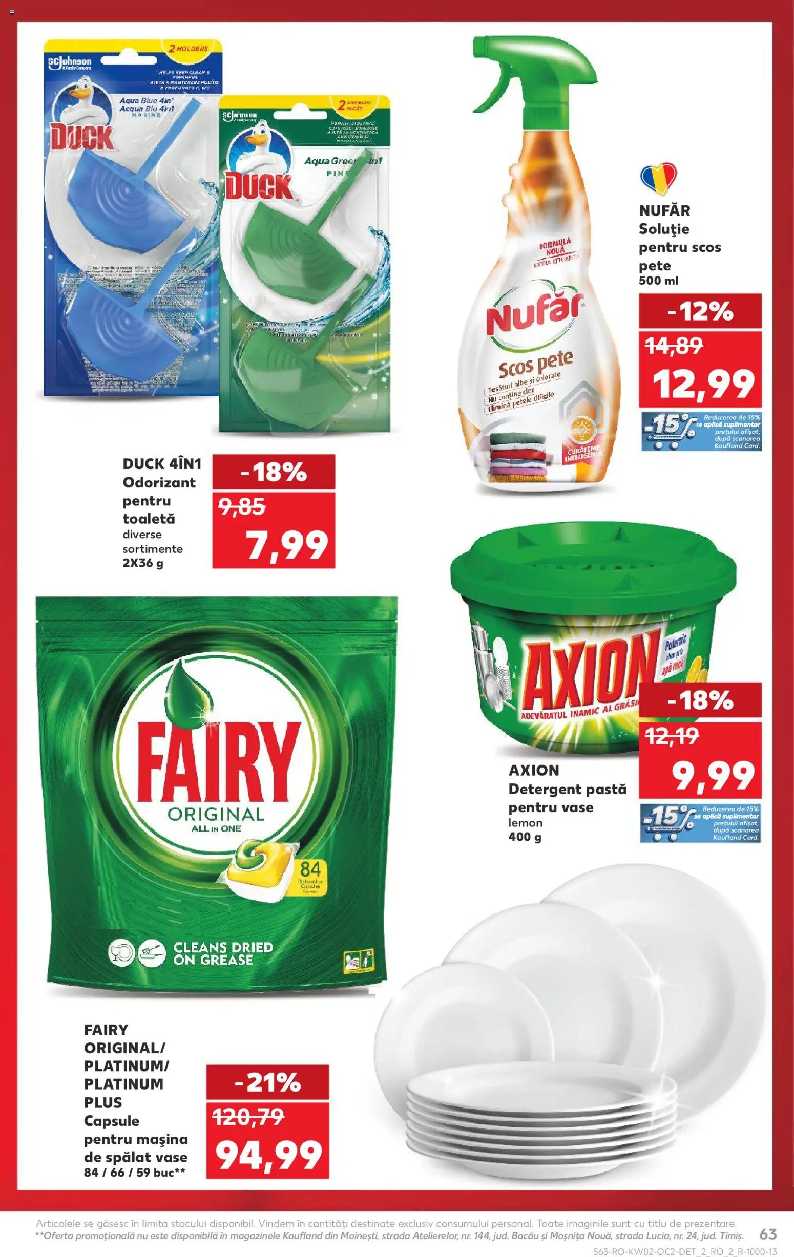 Noul catalog Kaufland – valabil de la 07.01.2026 | Pagină: 63 | Produse: Pomelo, Mașină De Spălat Vase, Toaletă, Detergent