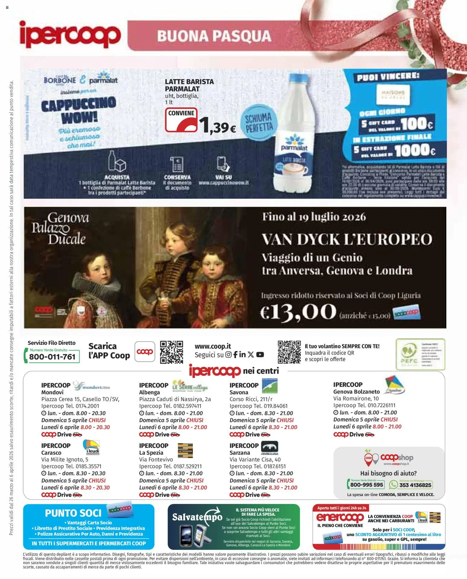 Volantino Ipercoop del 26.03.2026 | Pagina: 47 | Prodotti: Tè, Latte, Data