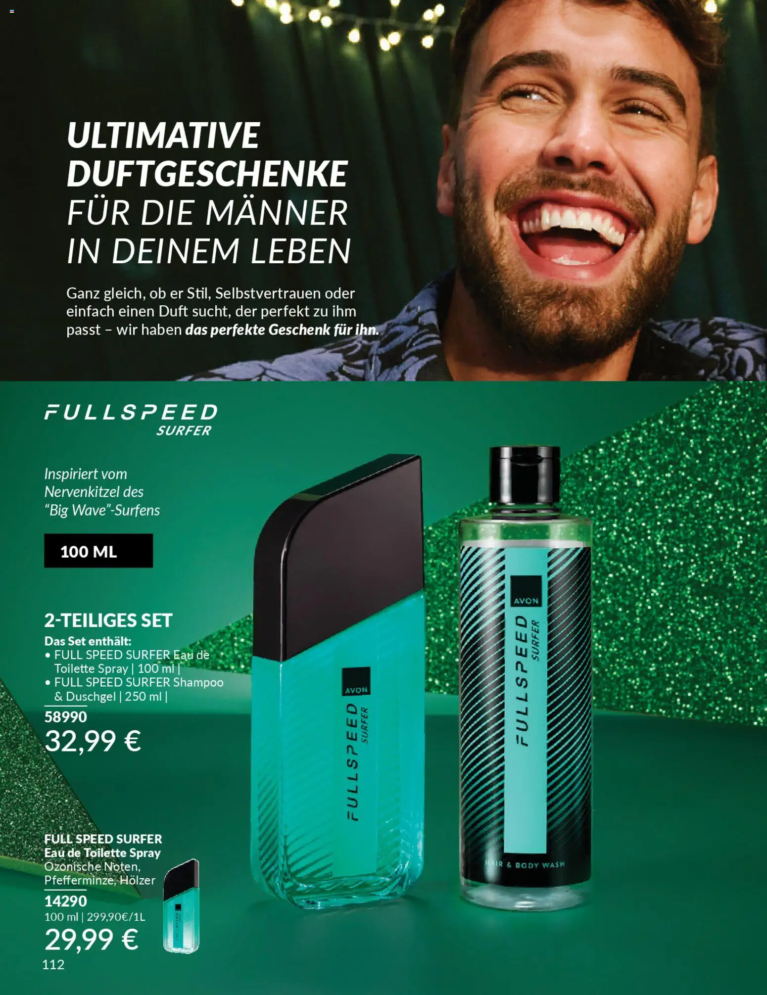 Avon - Black Friday – gültig ab 01.11.2025 | Seite: 114 | Produkte: Toilette, Eau de Toilette, Shampoo, Duschgel