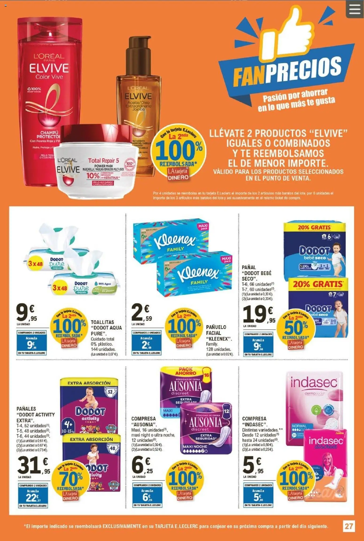E.Leclerc - Fan precios │ válido desde el 11.02.2026 | Página: 27