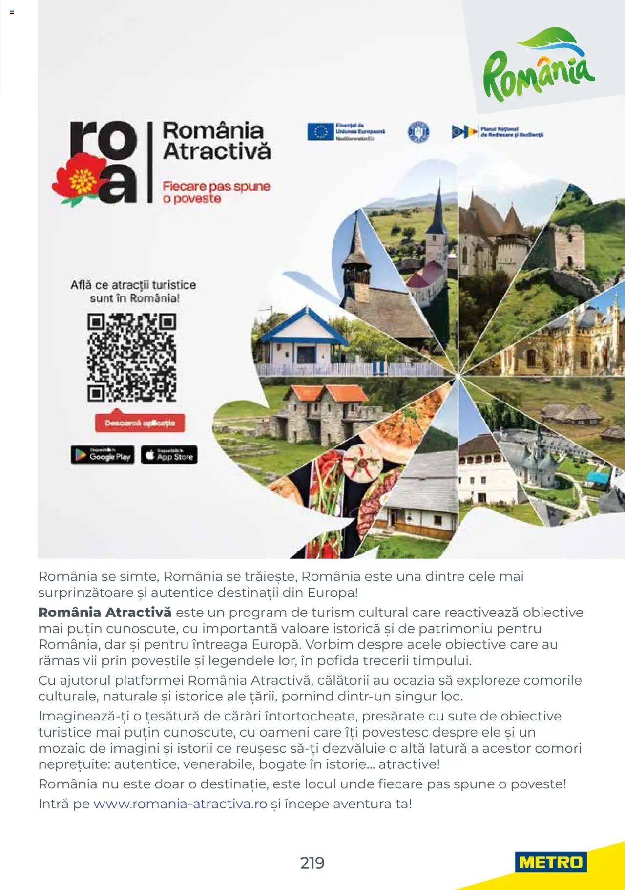 Metro catalog - Ghid de călătorie România – valabil de la 01.08.2025 | Pagină: 219