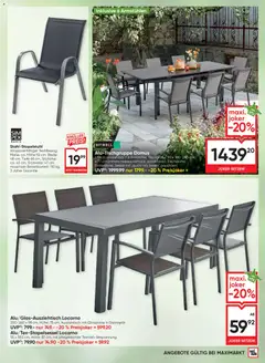 Maximarkt Gartenzeit ist Freizeit ab 30.04.2026 gültig | Seite: 5 | Produkte: Sessel, Tisch