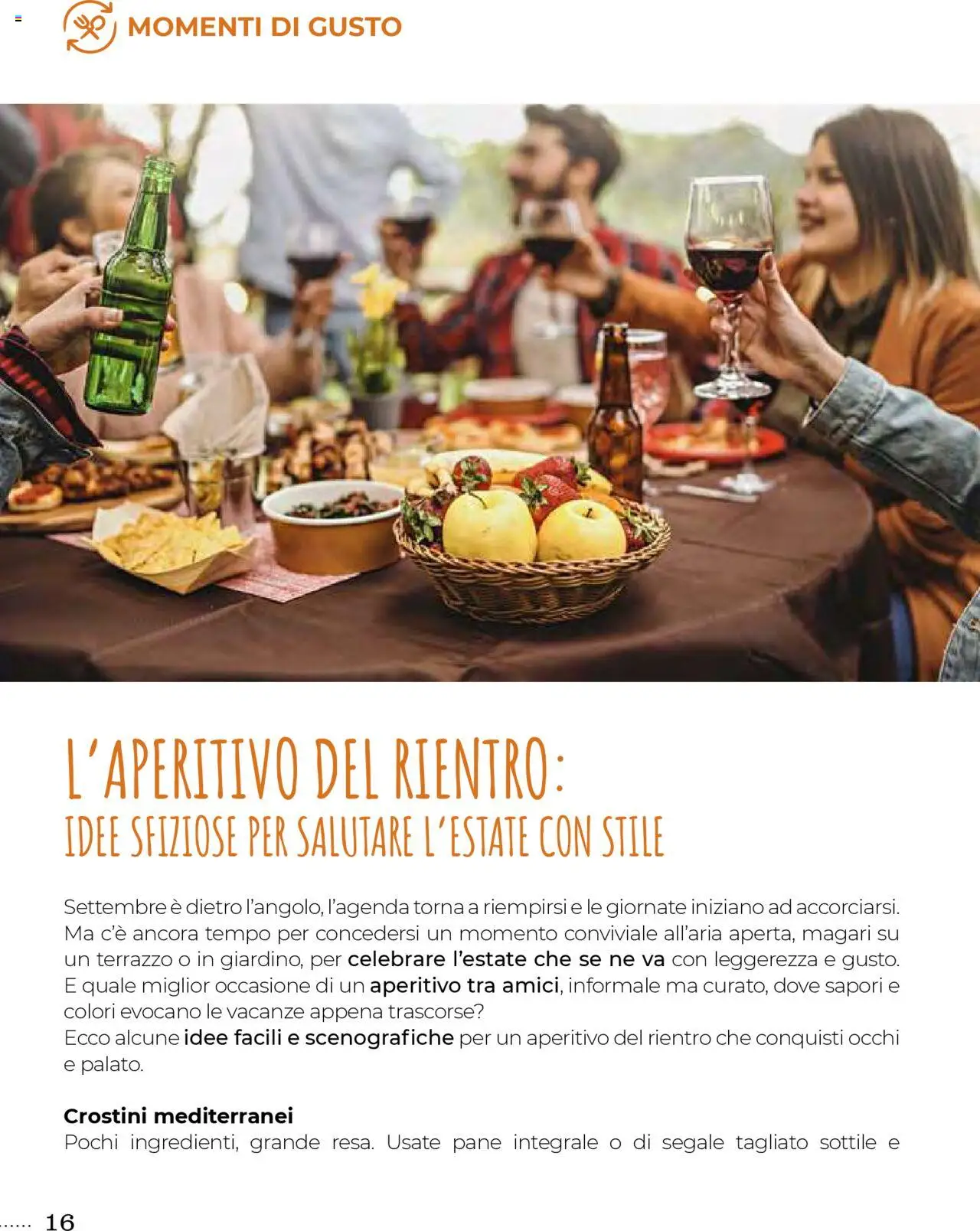 Volantino Gulliver del 01.09.2025 | Pagina: 16 | Prodotti: Pane, Crostini, Aperitivo