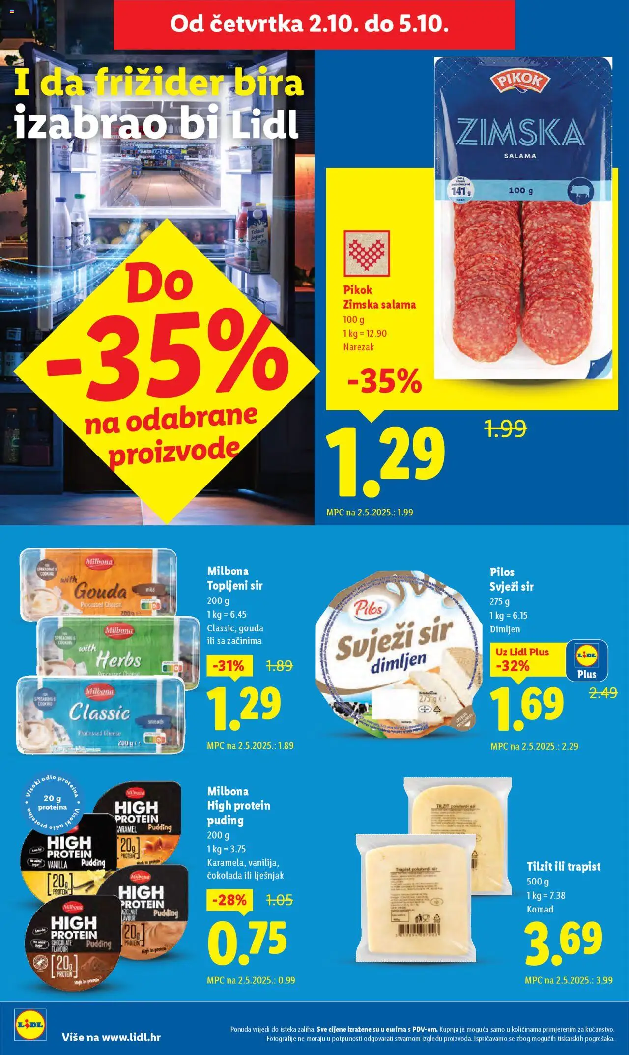 Lidl katalog | vrijedi od 29.09.2025 | Stranica: 66 | Proizvodi: Trapist, Čokolada, Puding, Gouda