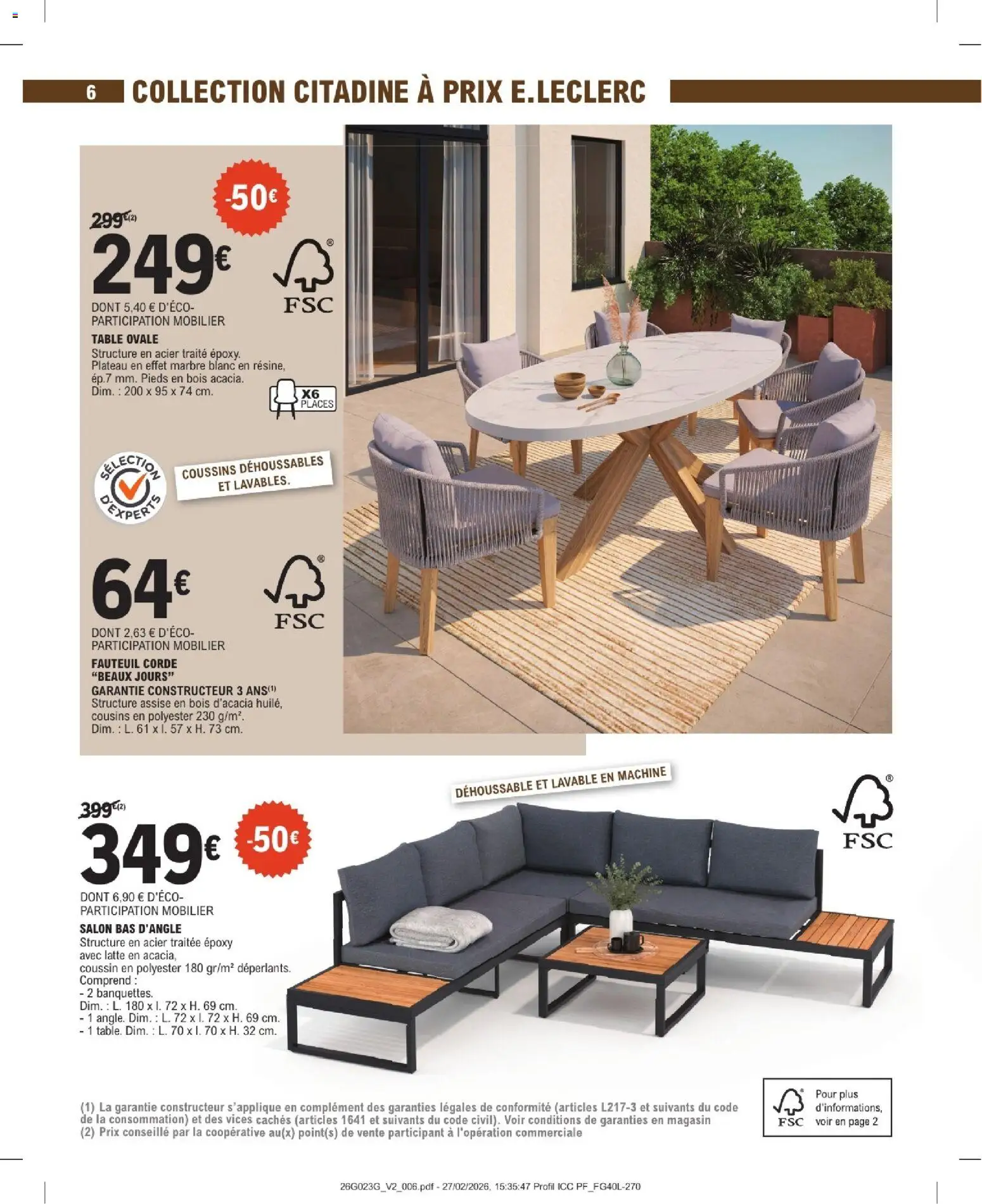 {H1} | Page: 6 | Produits: Plateau, Fauteuil, Table