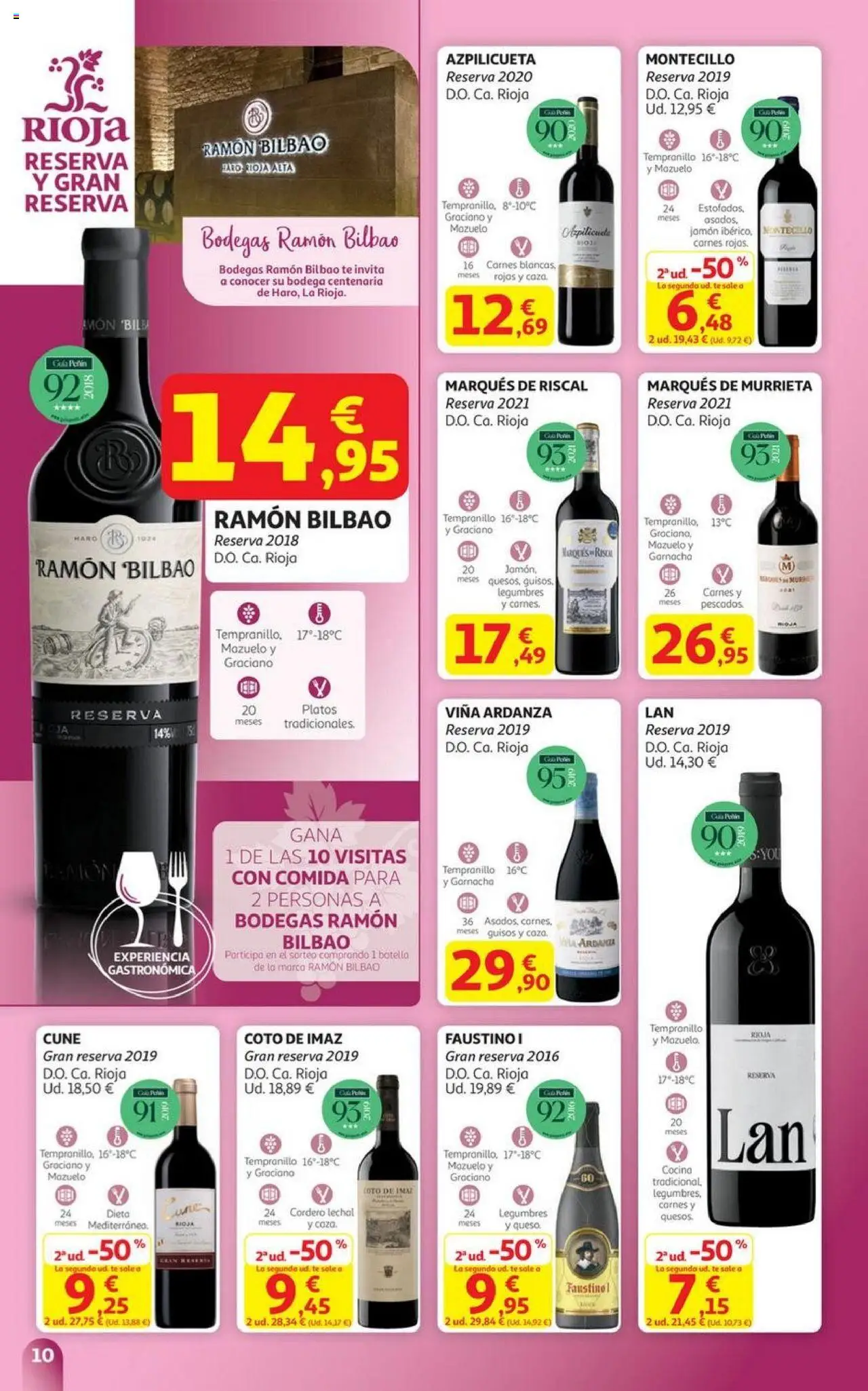 Alcampo - HG Castilla Mancha │ válido desde el 06.10.2025 | Página: 10 | Productos: Jamón, Té, Cocina, Φίλτρο καφέ