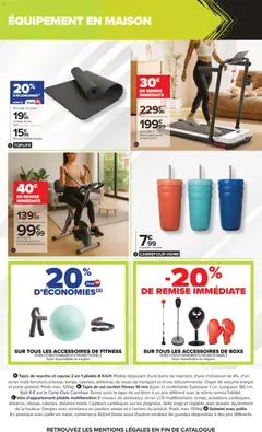 Carrefour - Prévisualisation de Carrefour L'univers du sport et des loisirs valide à partir de 07.04.2026 | Page: 3 | Produits: Vélo, Poids, Vélo d'appartement, Tapis