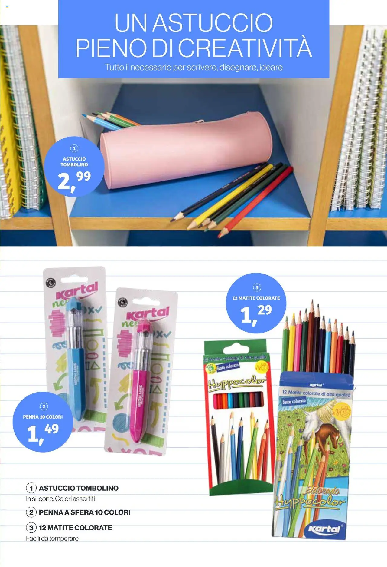 Volantino IN's del 25.08.2025 | Pagina: 5 | Prodotti: Astuccio, Matite colorate
