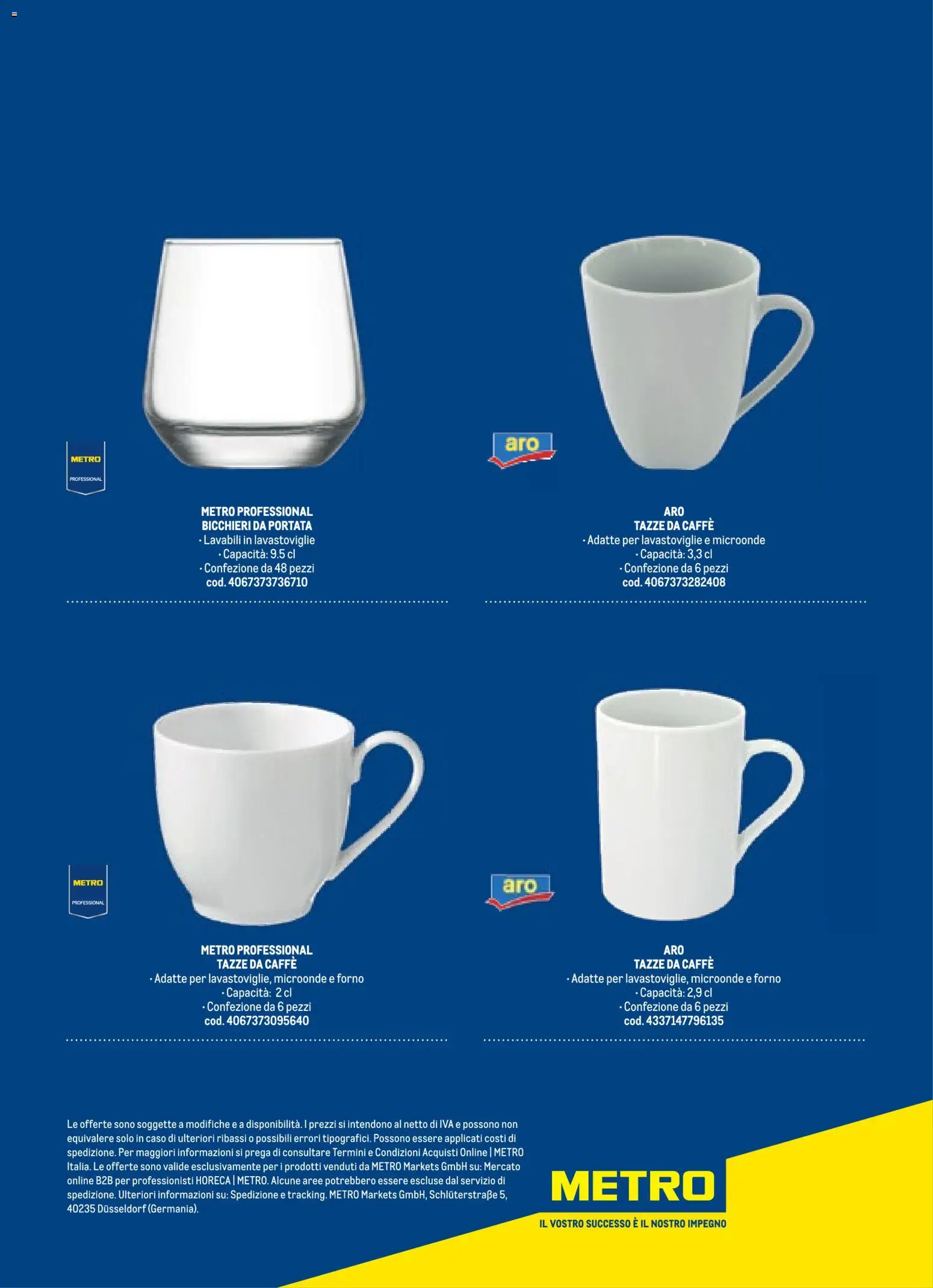 Volantino Metro del 17.10.2025 | Pagina: 101 | Prodotti: Microonde, Caffè, Lavastoviglie, Forno