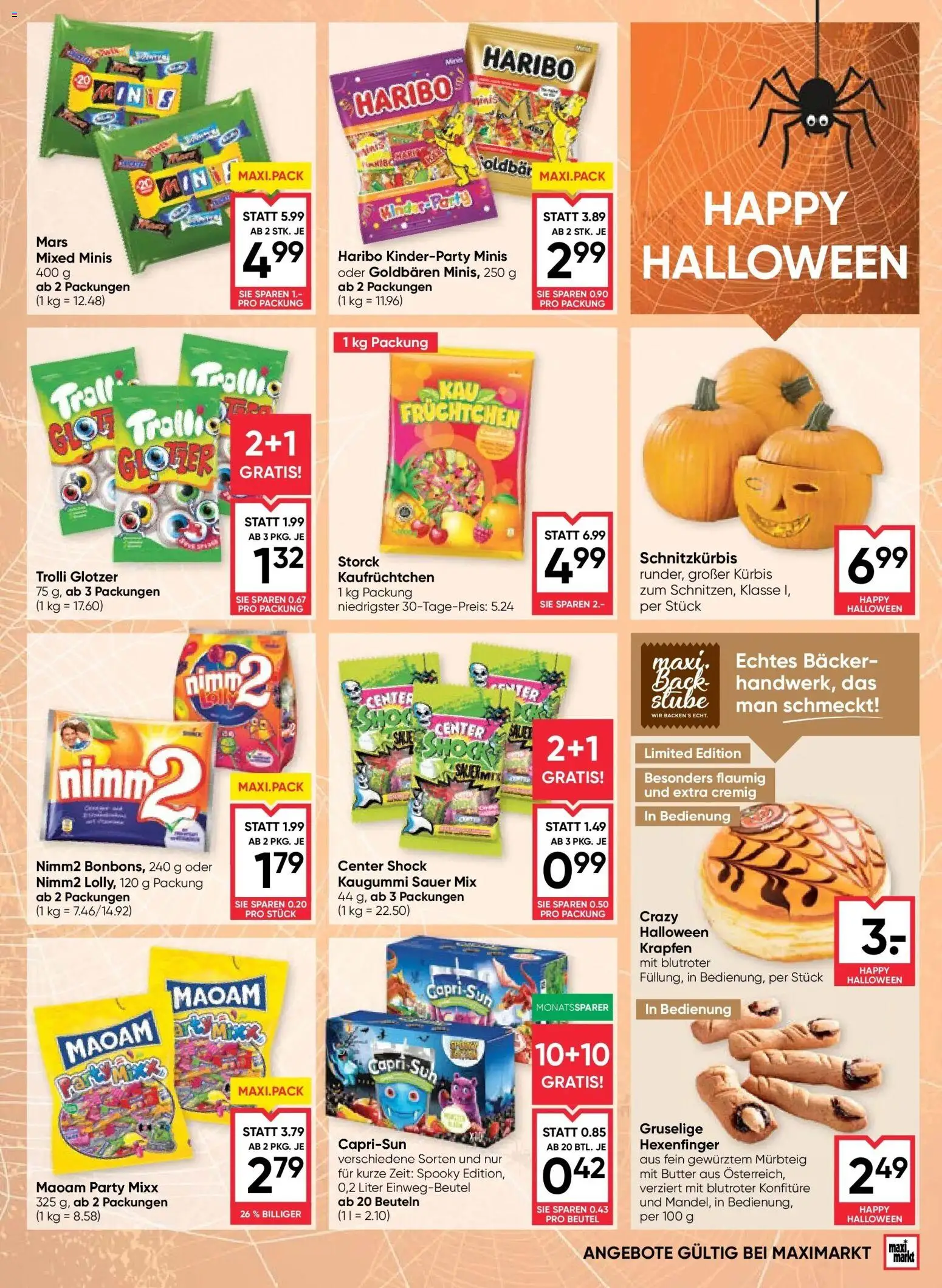 Maximarkt Haid, Linz  gültig ab 23.10.2025 | Seite: 13 | Produkte: Kürbis, Butter