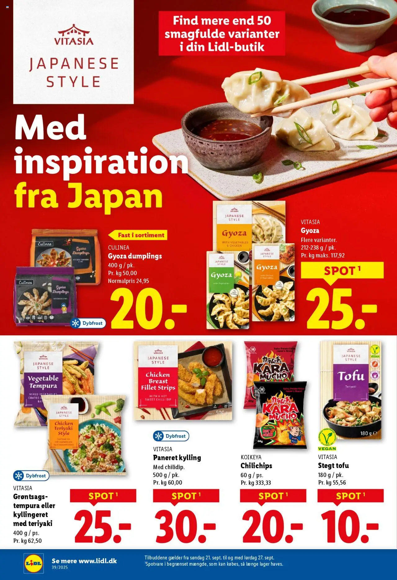 Lidl tilbudsavis – gyldig fra 21.09.2025 | Side: 12 | Produkter: Tofu, Chips, Chilli, Søm