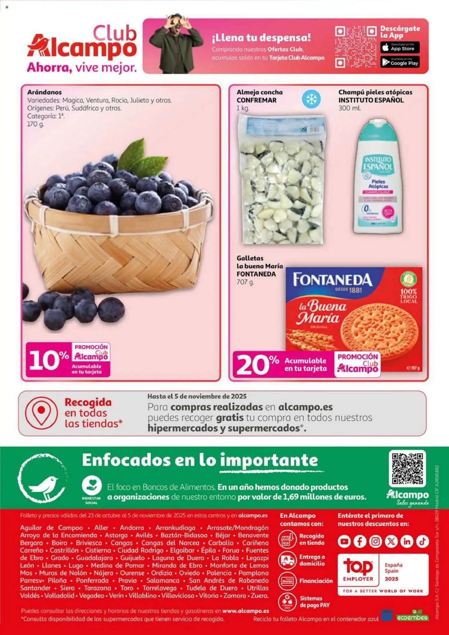 Alcampo -  SM Nacional │ válido desde el 23.10.2025 | Página: 8 | Productos: Champú, Galletas