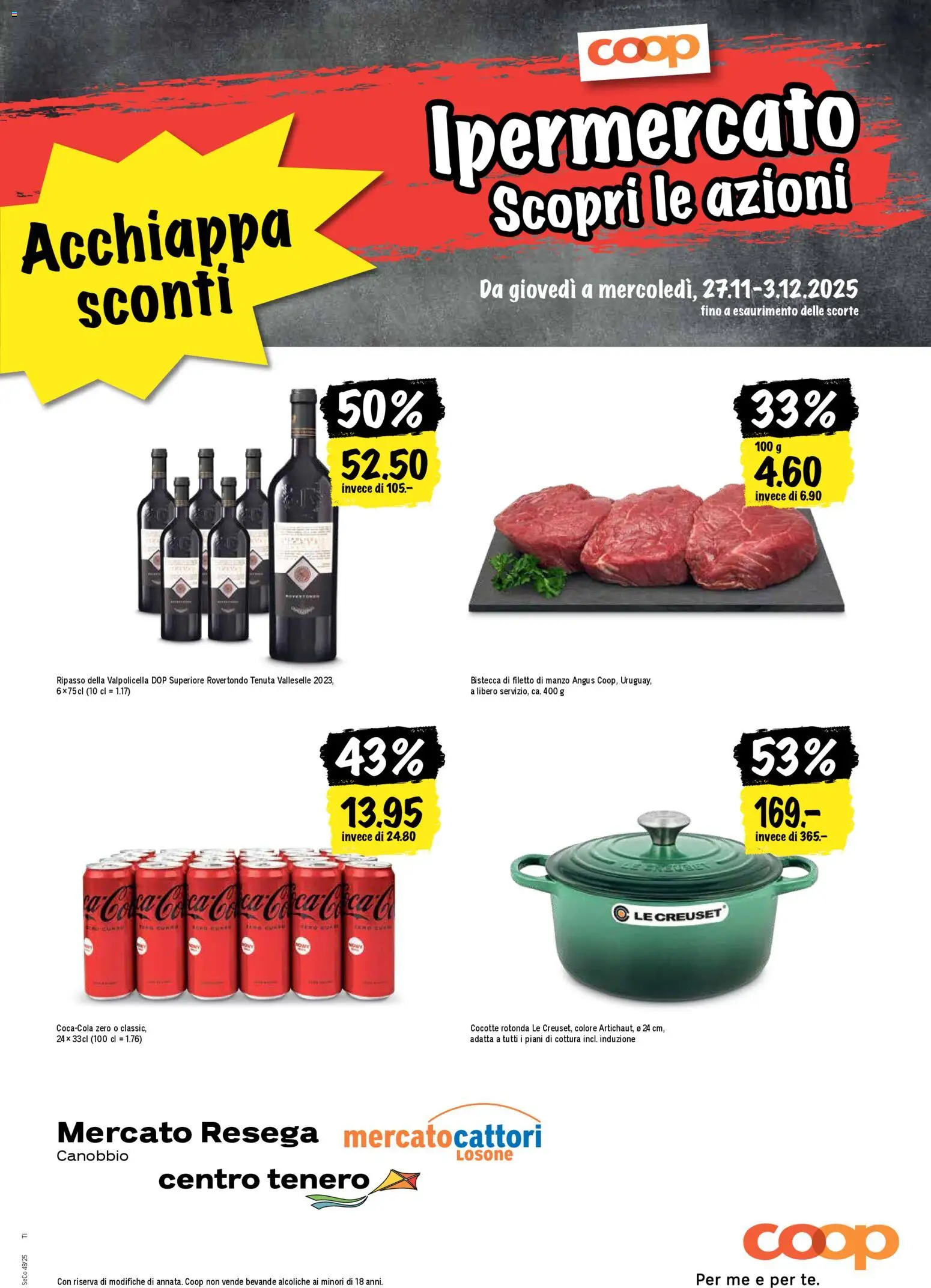 Coop - Una settimana di azioni – gültig ab 27.11.2025 | Seite: 21 | Produkte: Coca Cola