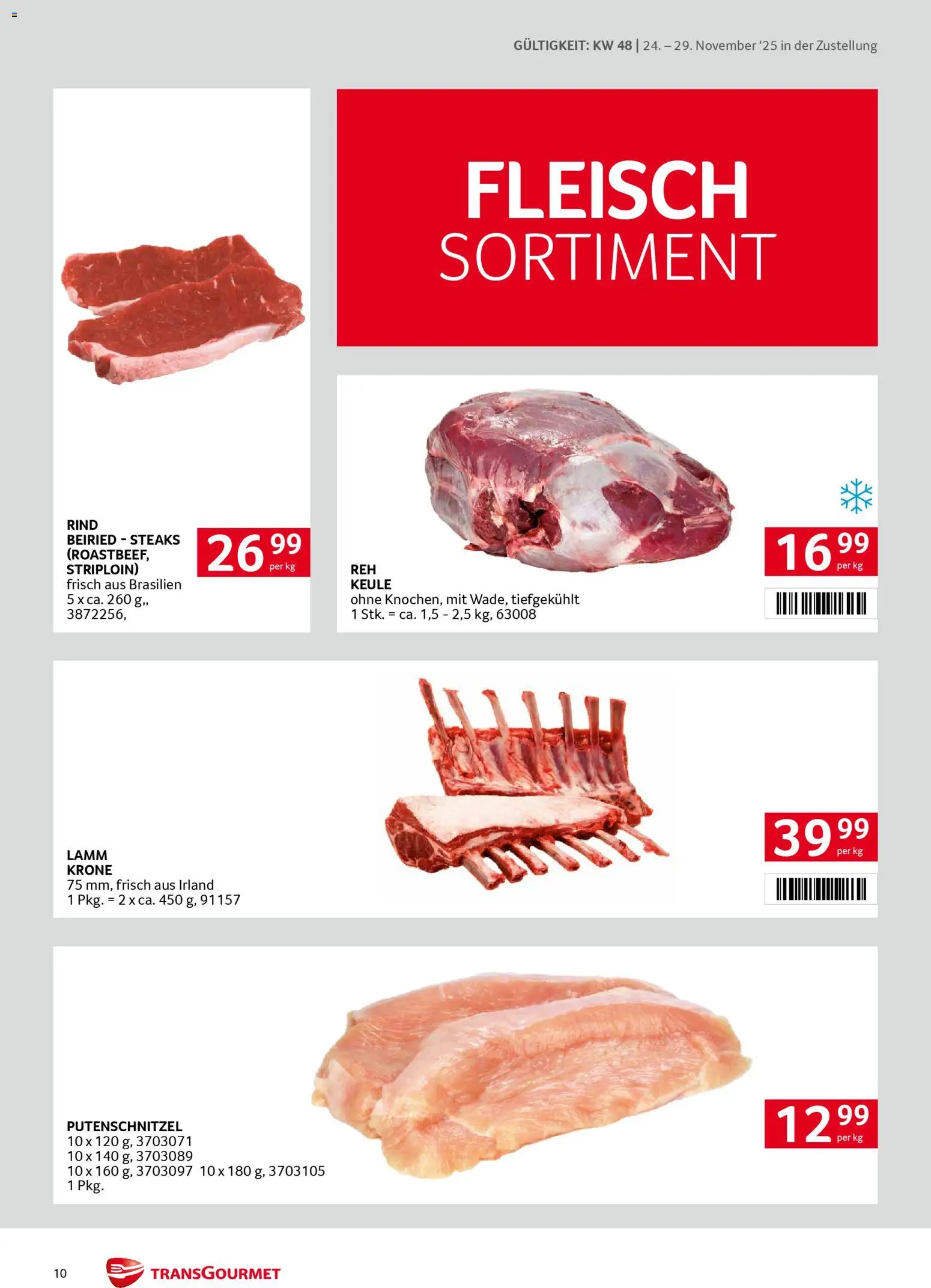 Transgourmet Zustellaktion gültig ab 24.11.2025 | Seite: 10