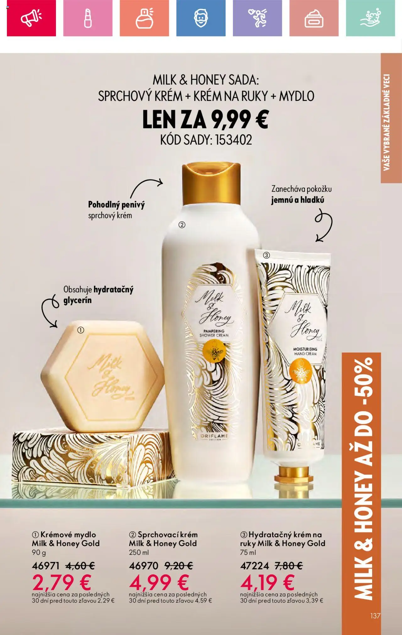 Katalóg Oriflame 12 2025 │ platný od 17.08.2025 | Strana: 137 | Produkty: Krém na ruky, Mydlo, Krém