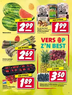 Nettorama folder - Voorbeeld van een folder van Nettorama, geldig van 30.03.2026 | Pagina: 3 | Producten: Ananas, Schaal, Watermeloen, Druiven