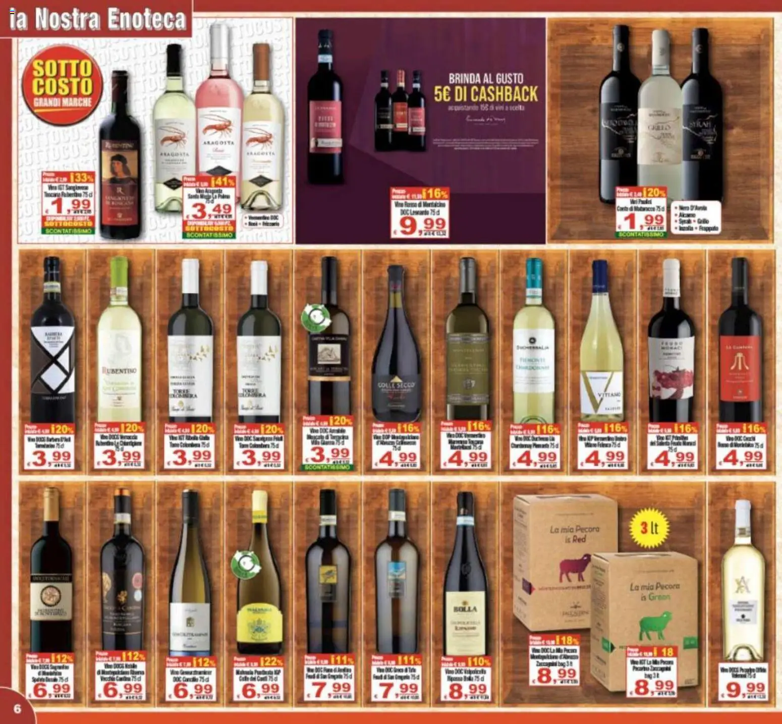 Volantino CTS del 17.03.2026 | Pagina: 6 | Prodotti: Vino, Enoteca