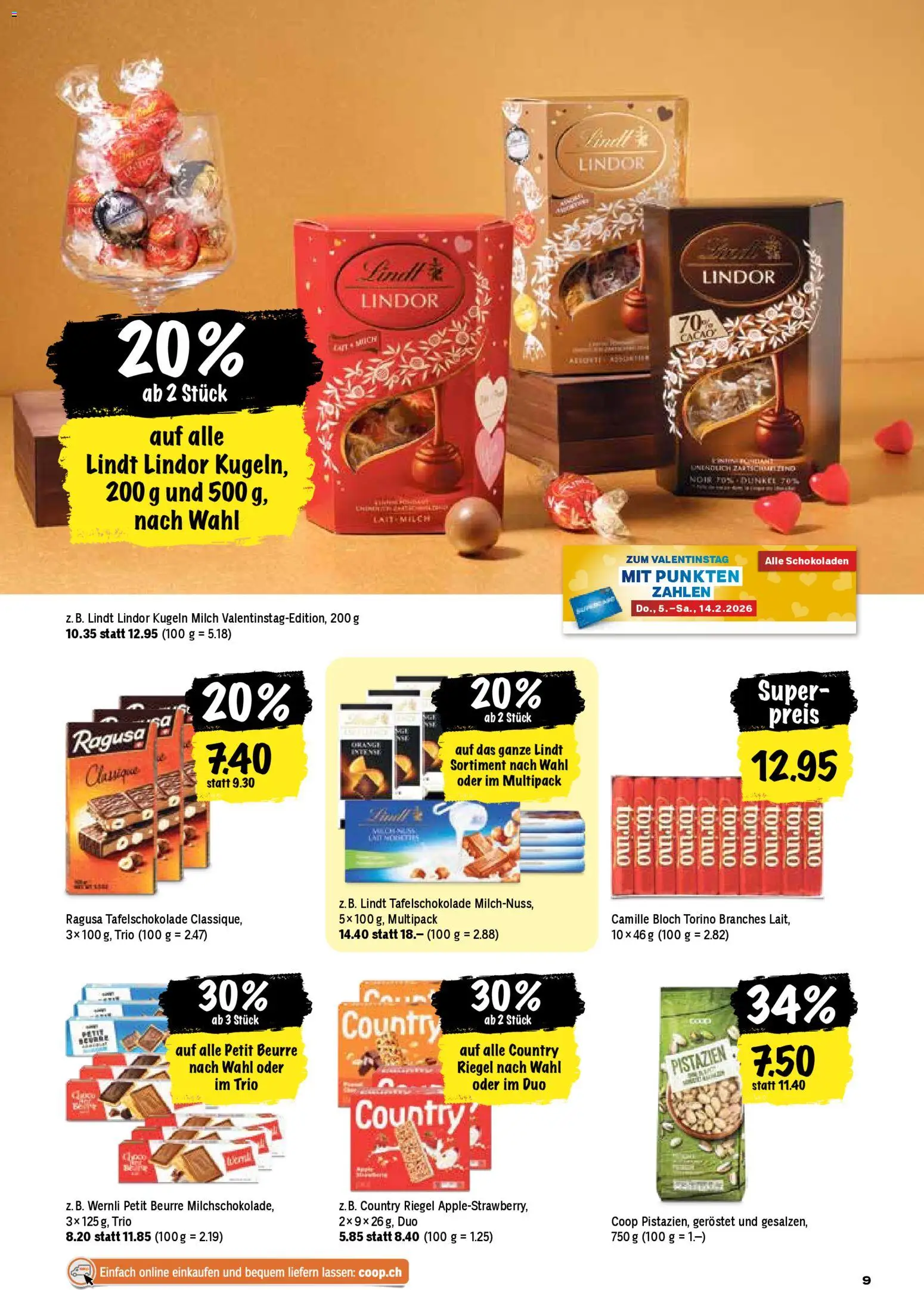 Coop Aktionen – gültig ab 12.02.2026 | Seite: 9 | Produkte: Milch