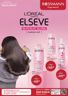 01.10.2025 tarihinden itibaren geçerli olan Rossmann kataloğu önizlemesi