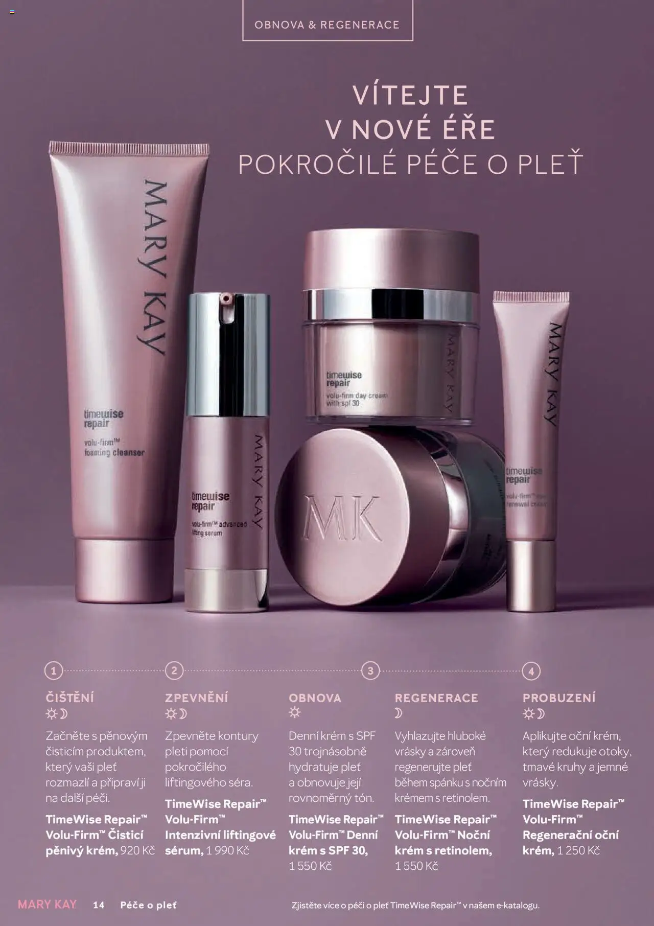 Mary Kay kniha o kráse od 01.07.2025 | Strana: 14 | Produkty: Sérum, Krém