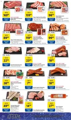 Tesco Vepřová kýta plátky, 600 g, ochranná atmosféra (1 kg = 208,17 Kč) s Clubcard: (1 kg = 183,17 Kč) od 27.08.2025 | Strana: 14