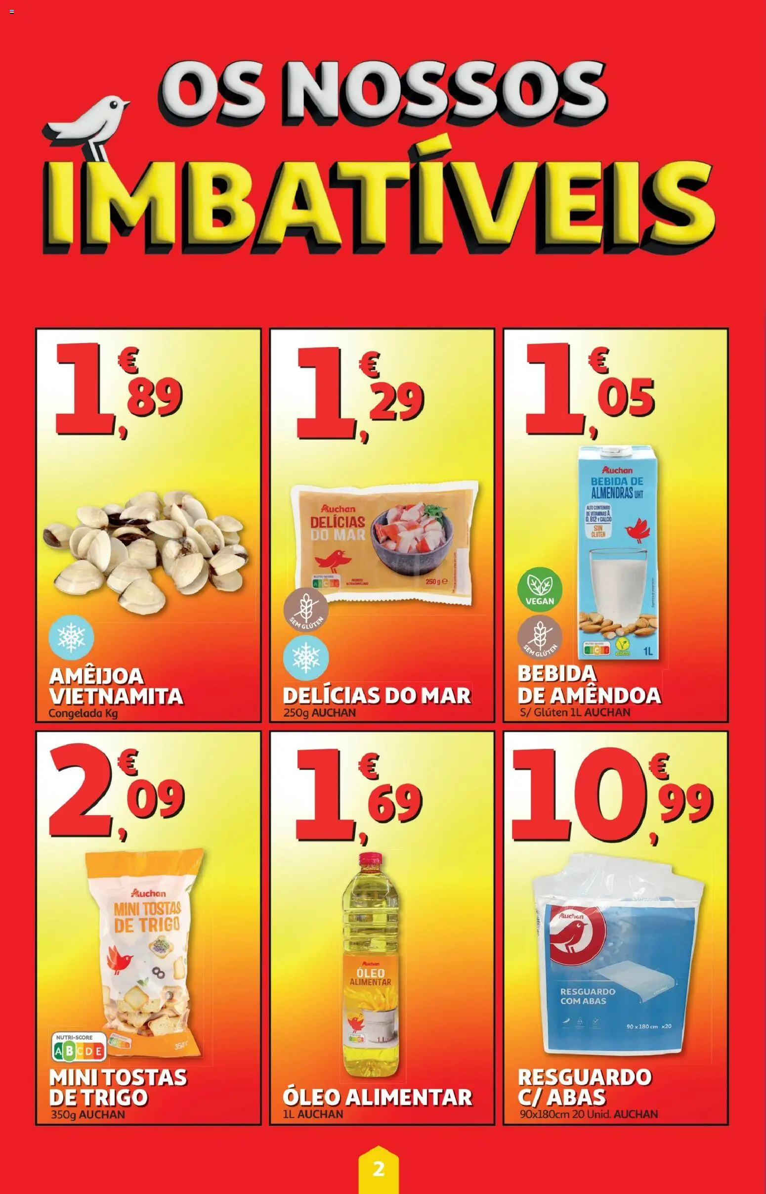 Minipreço folheto │ válido de 20.11.2025 | Página: 2 | Produtos: Tostas, Cálcio, Óleo, Bebida