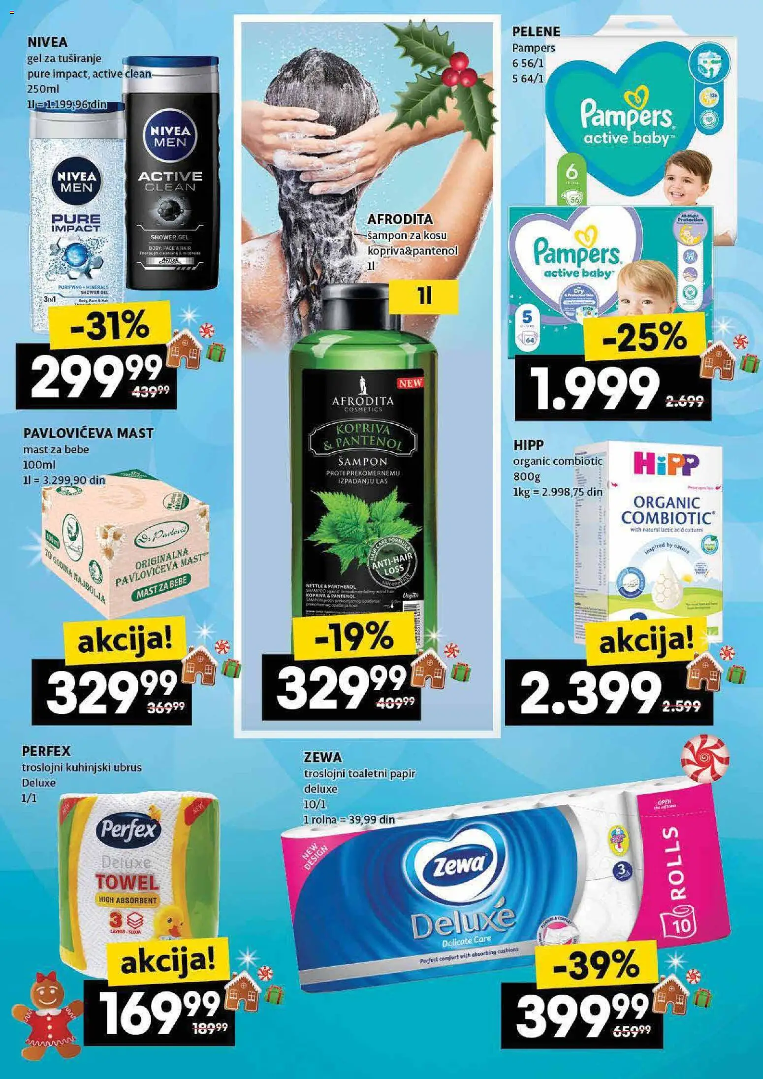 Roda katalog - važi od 08.01.2026 | Strana: 30 | Proizvode: Pampers, Šampon, Gel za tuširanje, Pelene