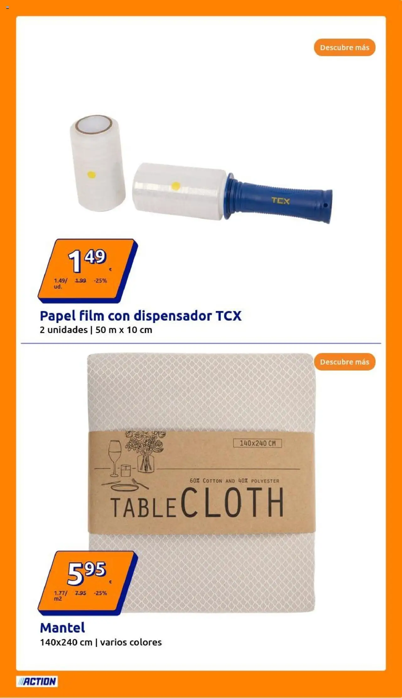 Action folleto │ válido desde el 20.08.2025 | Página: 29 | Productos: Mantel, Dispensador