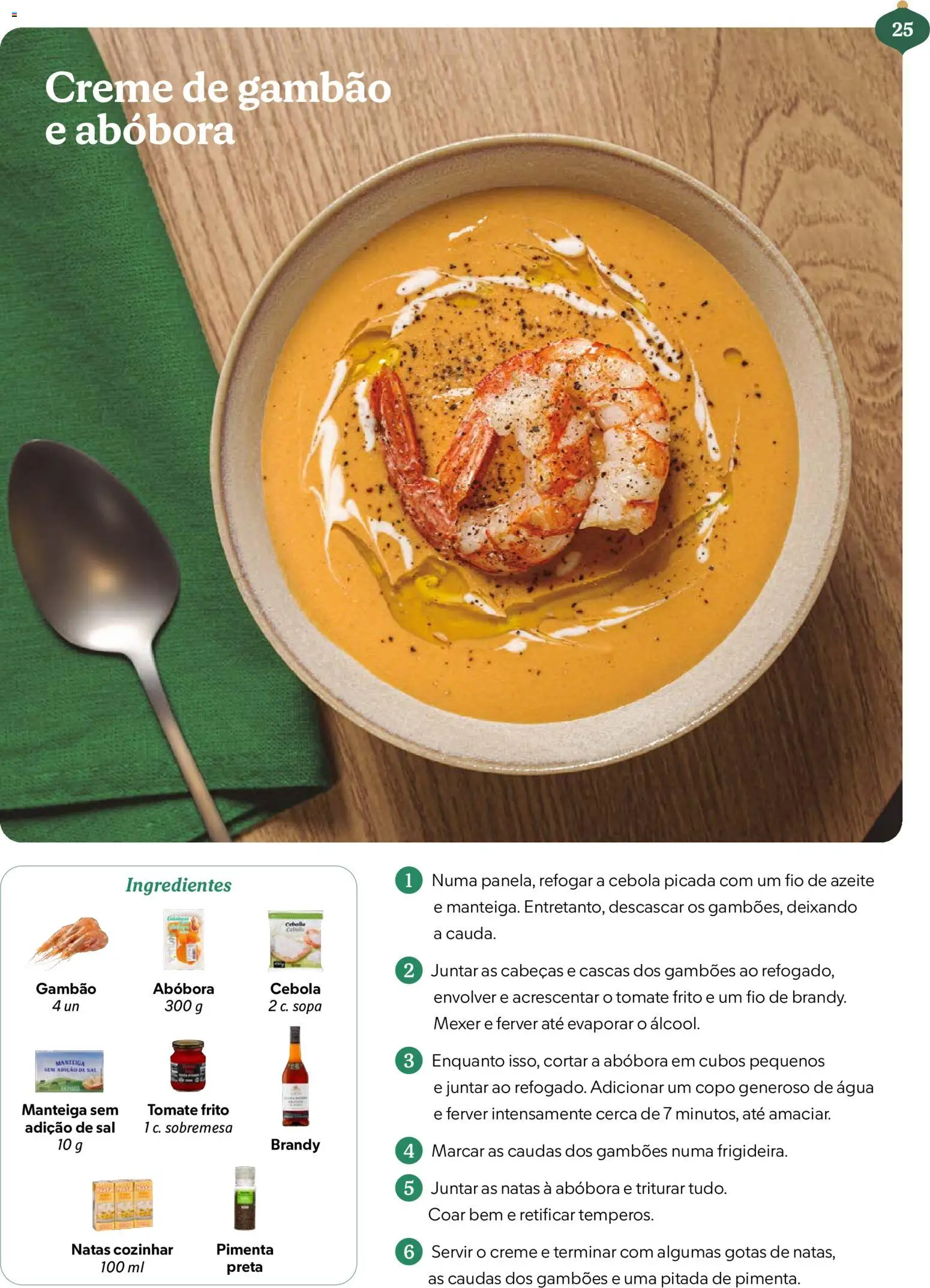 Mercadona folheto │ válido de 02.12.2025 | Página: 25 | Produtos: Agua, Manteiga, Abóbora, Creme