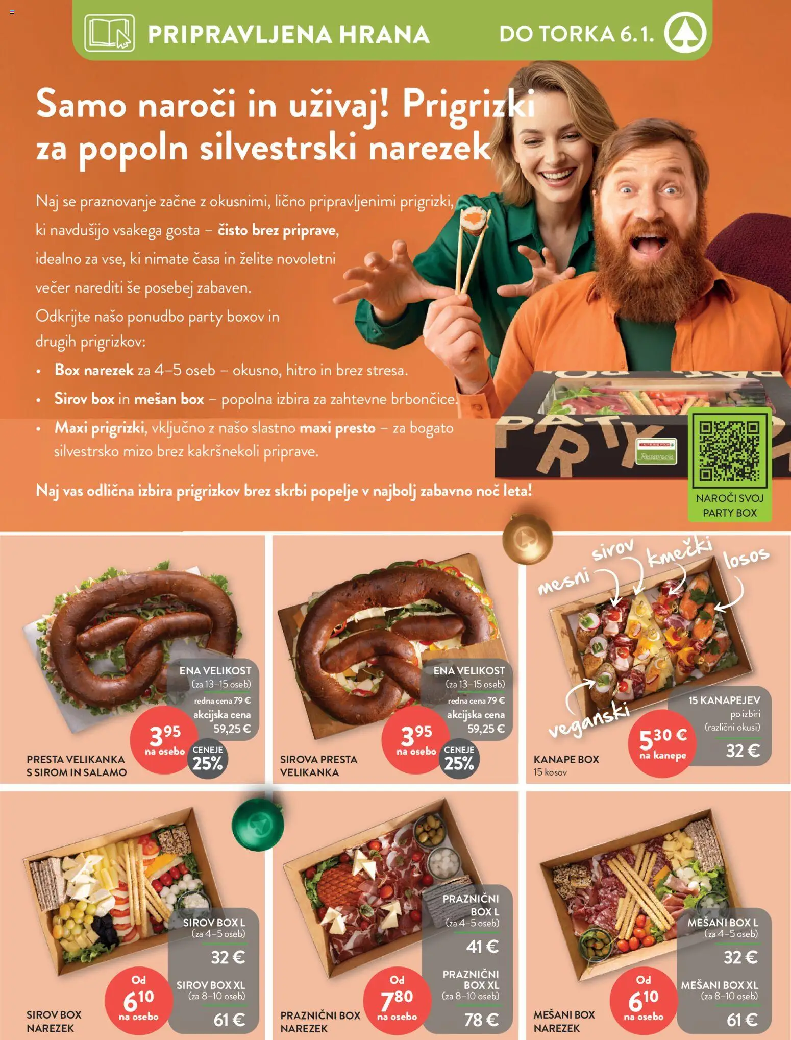 Novi Spar katalog ponudbe – veljaven od 27.12.2025 | Stran: 20 | Izdelki: Narezek, Losos, Prigrizki