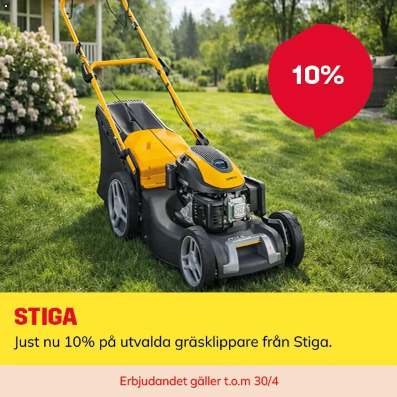 ByggMax reklamblad aktuell från 20.04.2026 | Sida: 6 | Produkter: Gräsklippare
