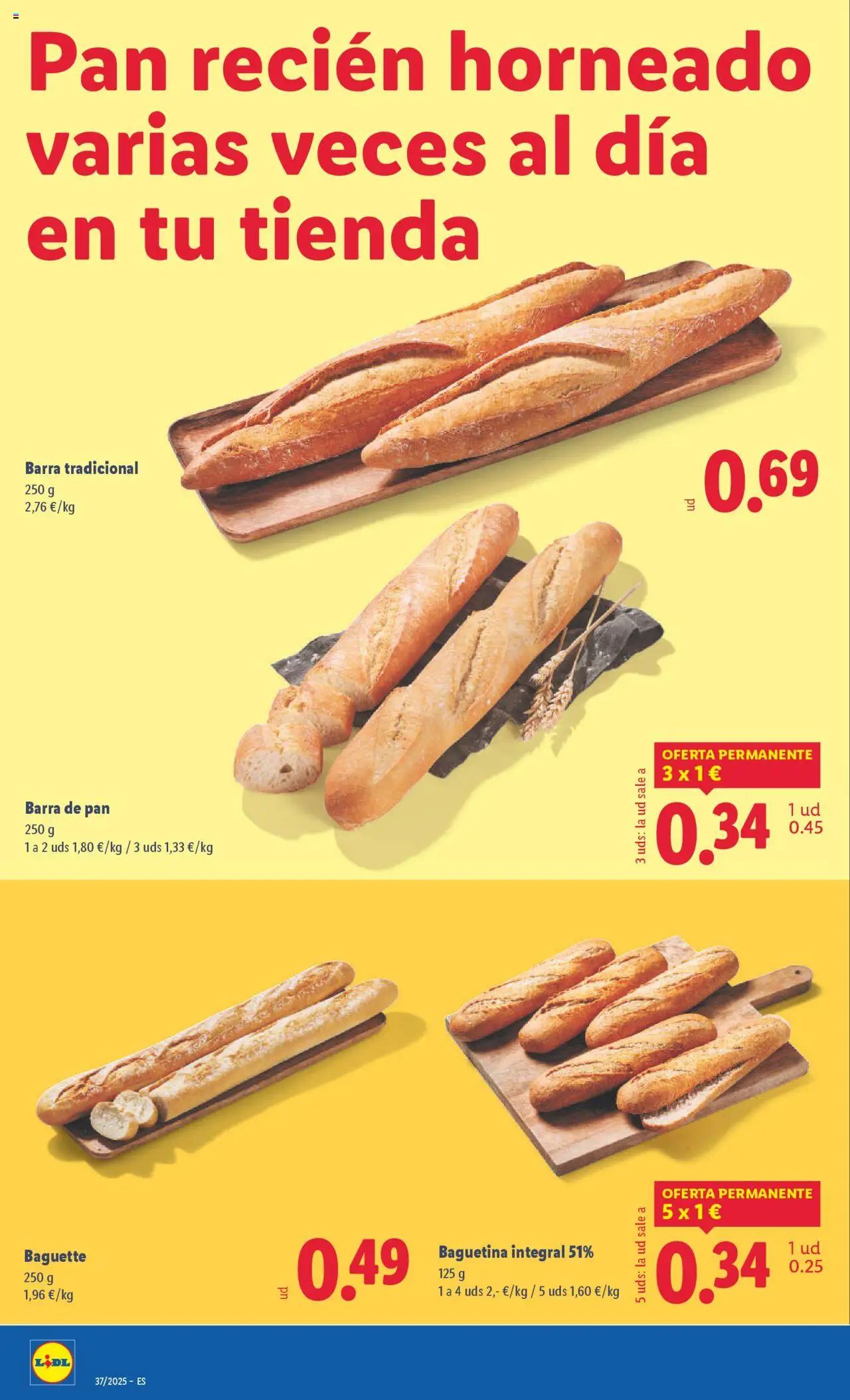 Lidl folleto │ válido desde el 08.09.2025 | Página: 16 | Productos: Pan