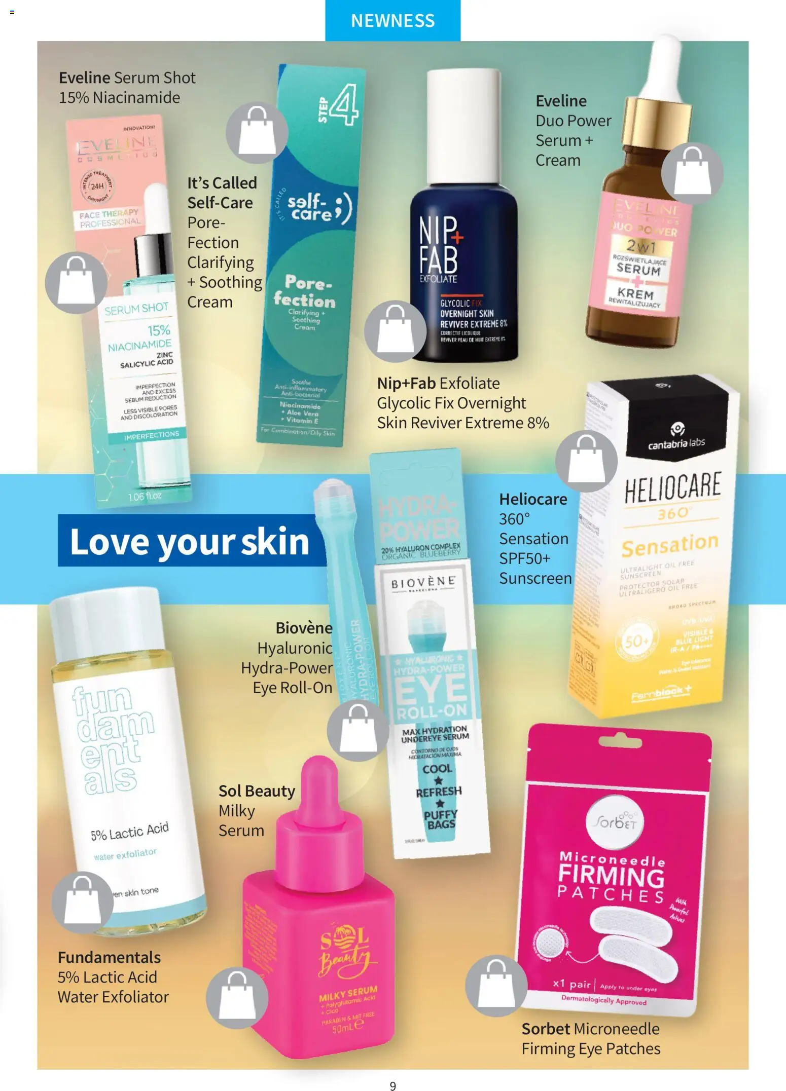 New Clicks catalogue – valid from 01.12.2025 | Page: 9 | Products: Serum, Cream, Sunscreen, Water