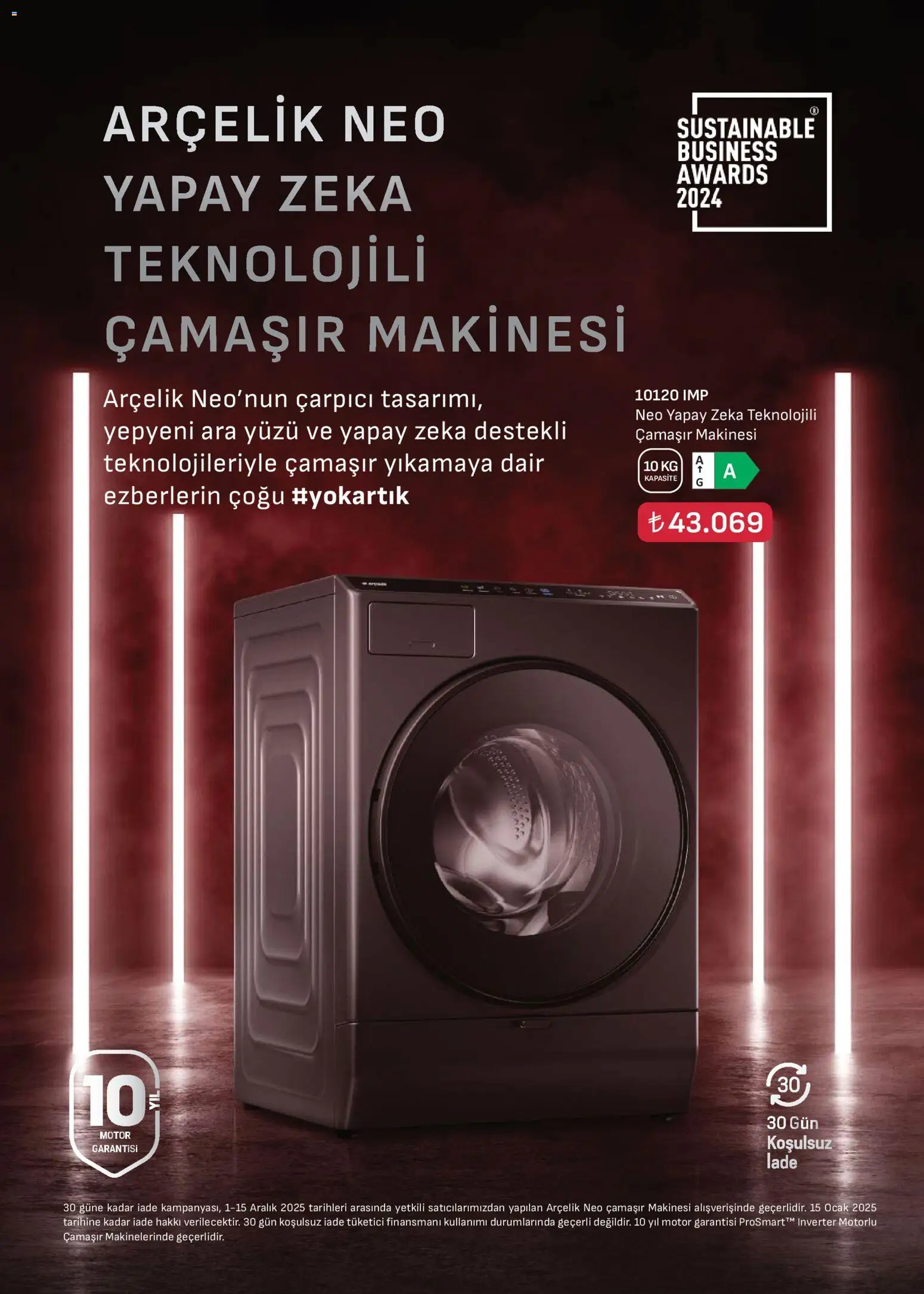 Arçelik Katalog - 01.12.2025 tarihinden itibaren geçerlidir | Sayfa: 18