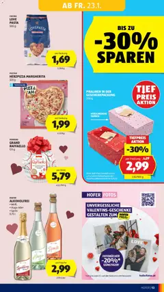 Hofer Flugblatt ab 23.01.2026 gültig | Seite: 15 | Produkte: Pasta, Pizza