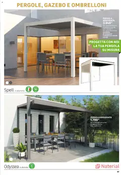 Anteprima del volantino Catalogo Giardino 2025 Leroy Merlin valido a partire dal 02.06.2025 | Pagina: 87 | Prodotti: Gazebo, Pergola