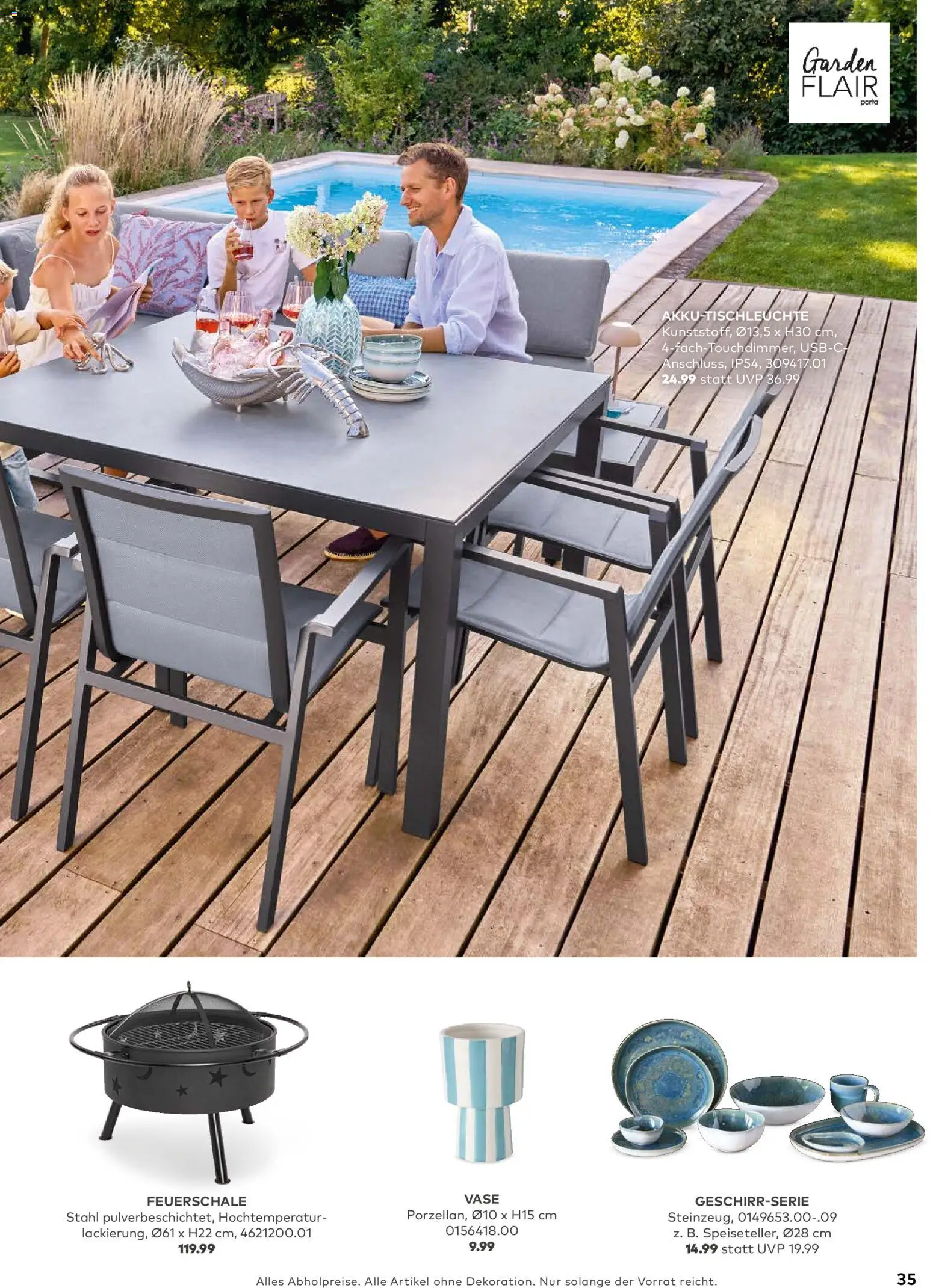 Porta! Gartenmöbel Katalog – gültig ab 01.03.2026 | Seite: 35 | Produkte: Vase