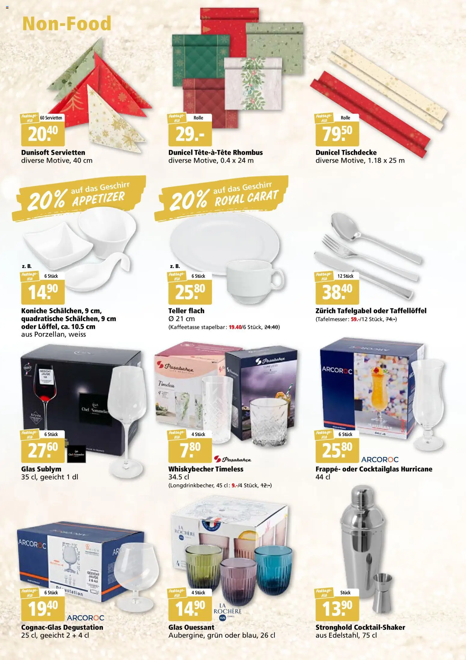 Aligro Aktionen Festtags-Hits Schlieren, Gossau SG, Frauenfeld, Rapperswil-Jona, Sargans, Bern, Brüttisellen, Pratteln, Emmen, Spreitenbach – gültig ab 03.11.2025 | Seite: 12