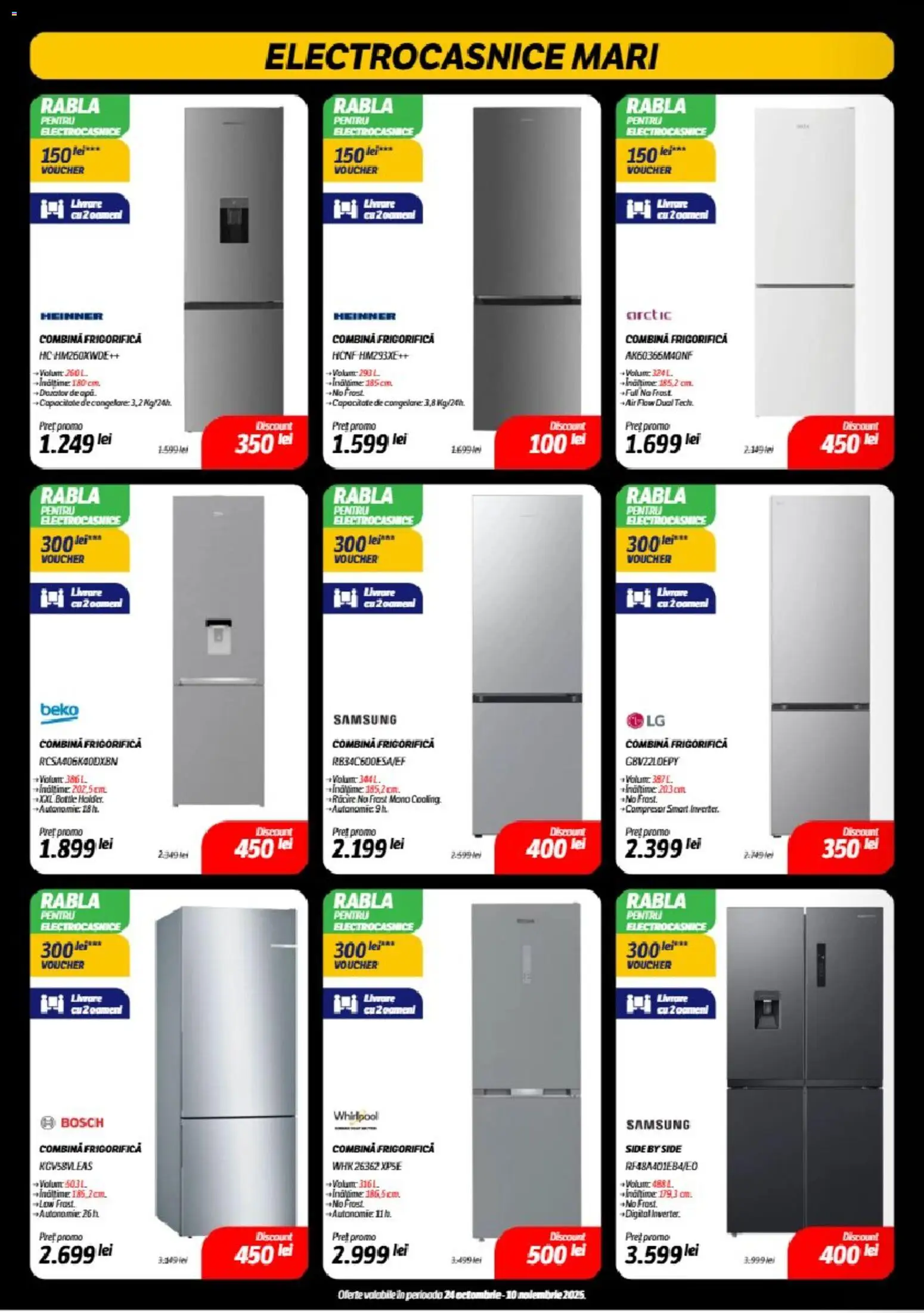 Noul catalog Flanco – valabil de la 24.10.2025 | Pagină: 16 | Produse: Combină frigorifică