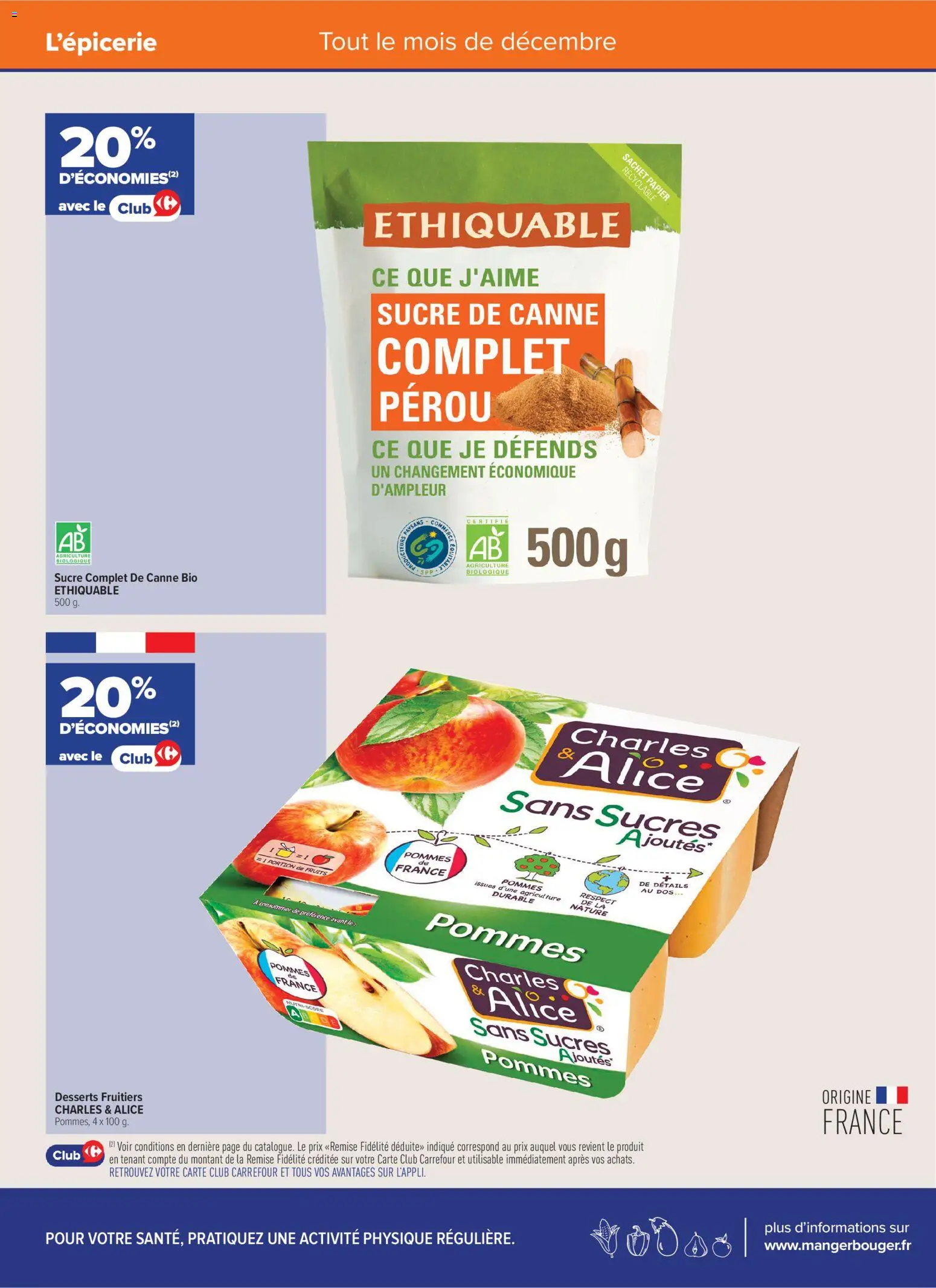 {H1} | Page: 8 | Produits: Sucre, Sucre de canne, Pommes