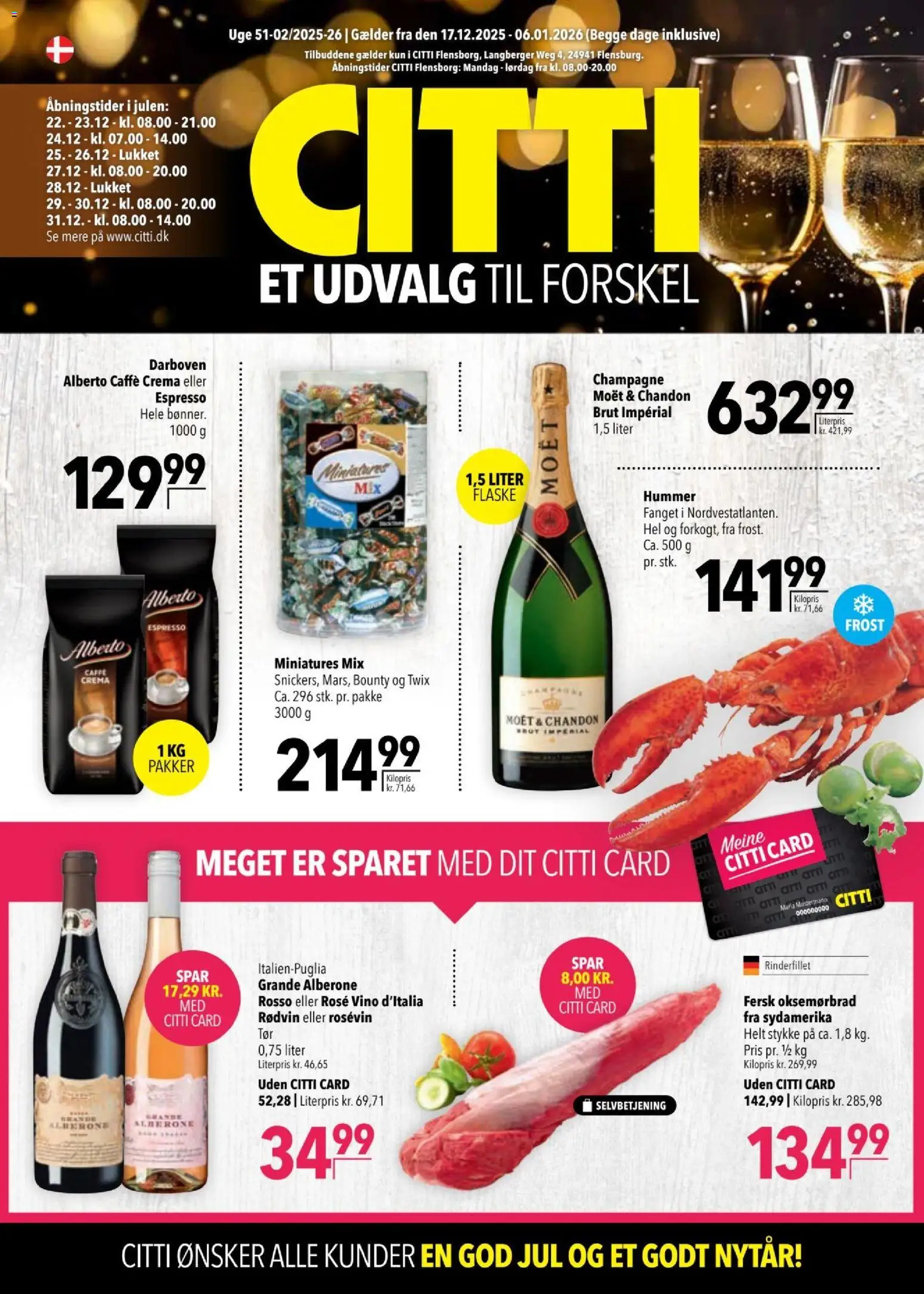 CITTI tilbudsavis – gyldig fra 17.12.2025 | Side: 1 | Produkter: Hummer