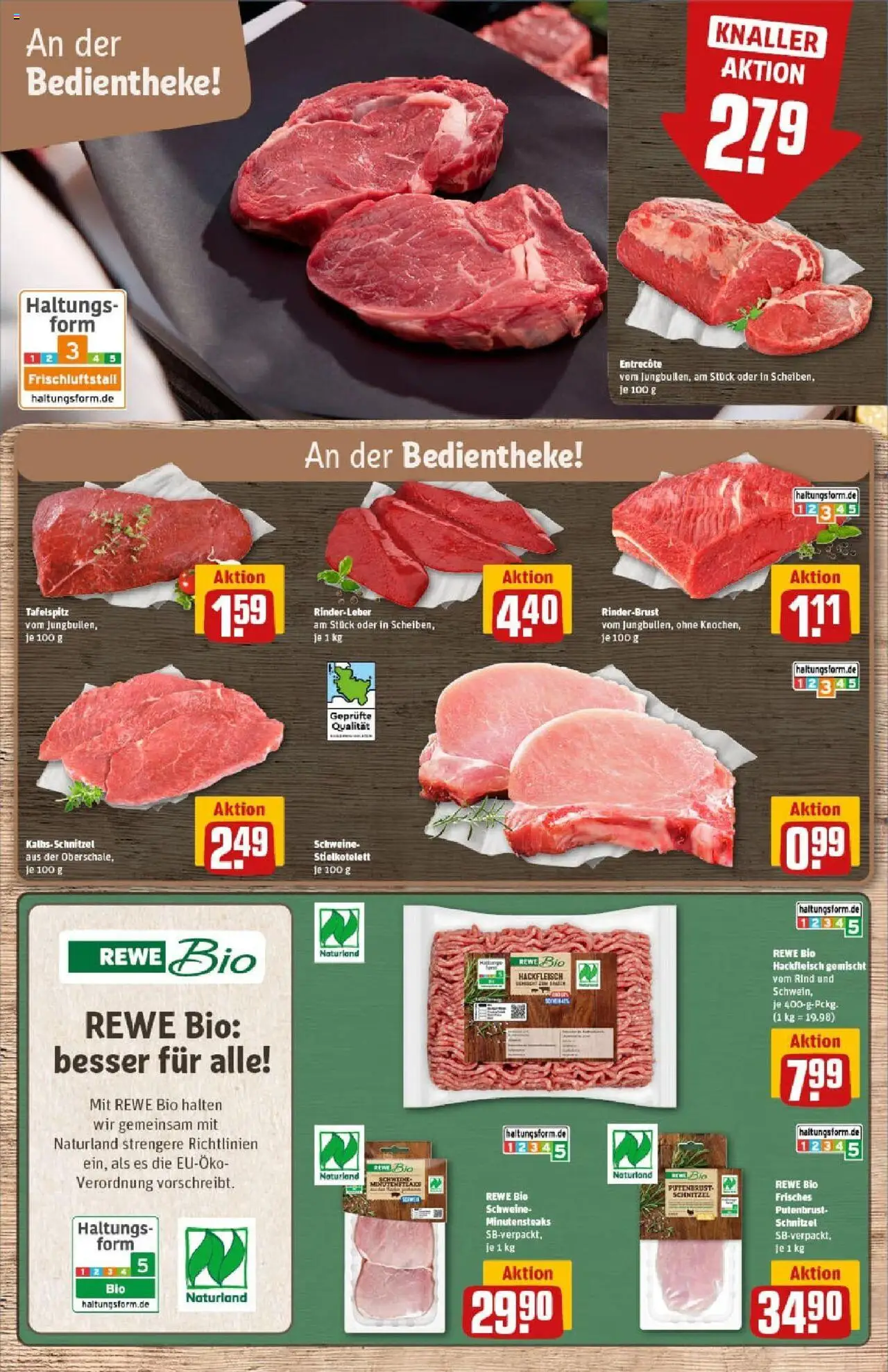 Rewe prospekt Hamburg / Wandsbek	 – gültig ab 06.10.2025 | Seite: 9 | Produkte: Tafelspitz, Schnitzel, Steak, Hackfleisch