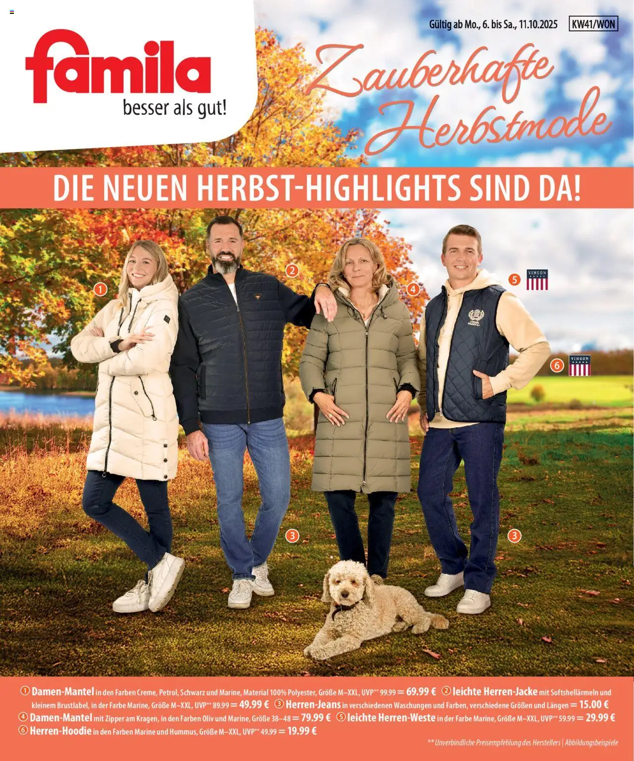 Famila Zauberhafte Herbstmode – gültig ab 06.10.2025 | Seite: 1