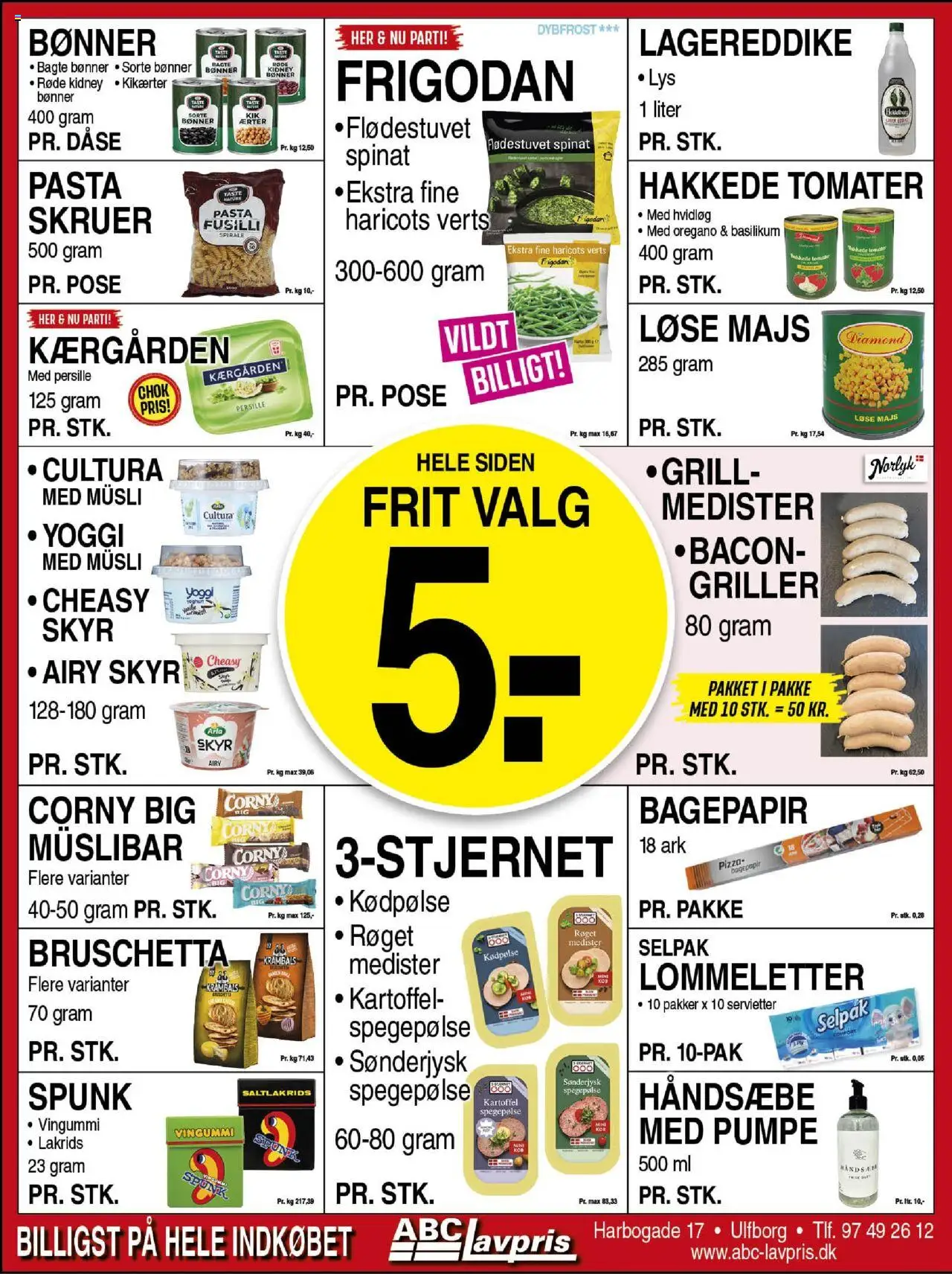 Abc Lavpris Tilbudsavis gyldig fra 20.08.2025 | Side: 2 | Produkter: Lakrids, Sorte Bønner, Ærter, Grill