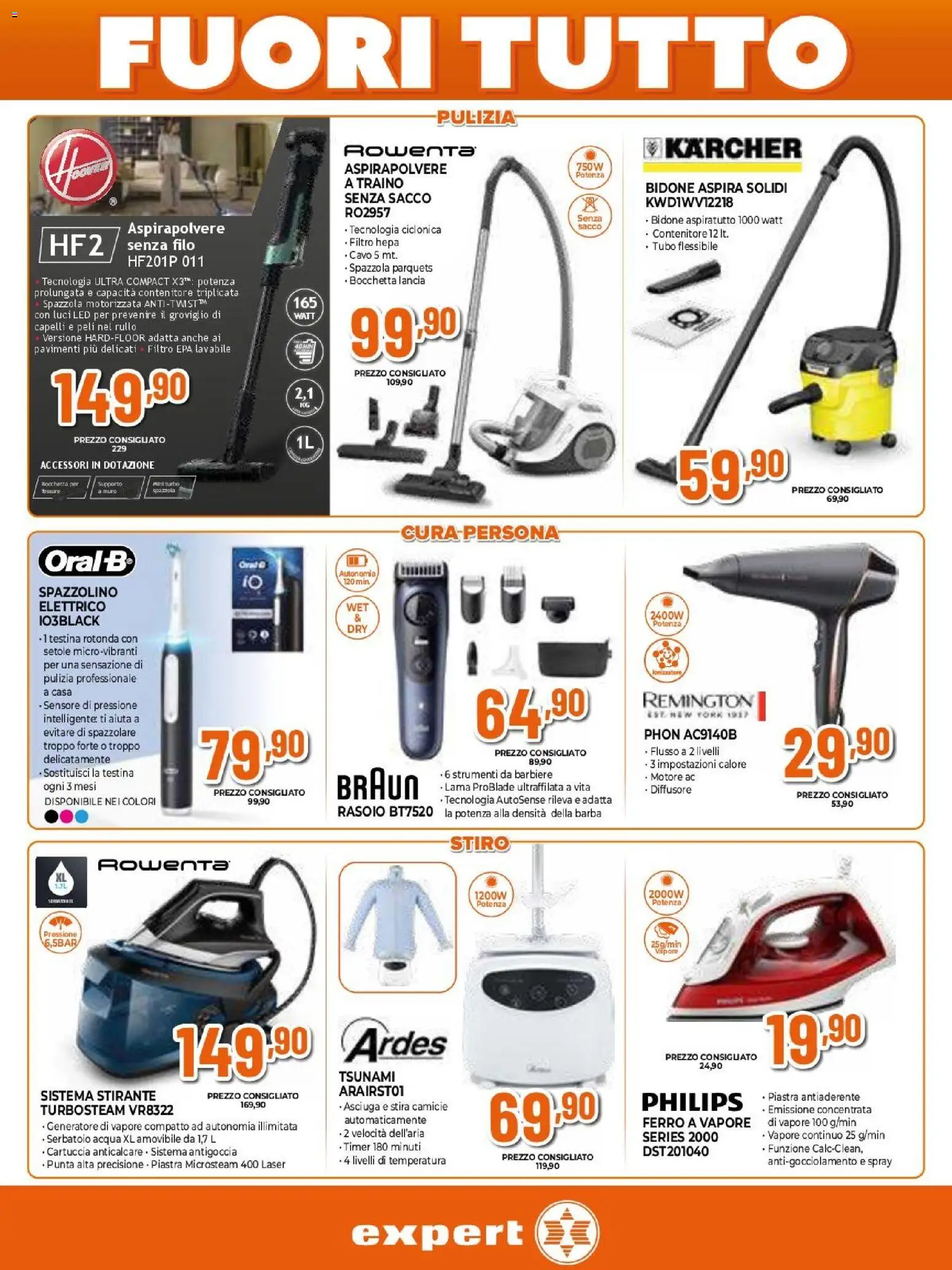 Volantino Expert del 27.12.2025 | Pagina: 11 | Prodotti: Rullo, Tubo, Cavo, Aspirapolvere