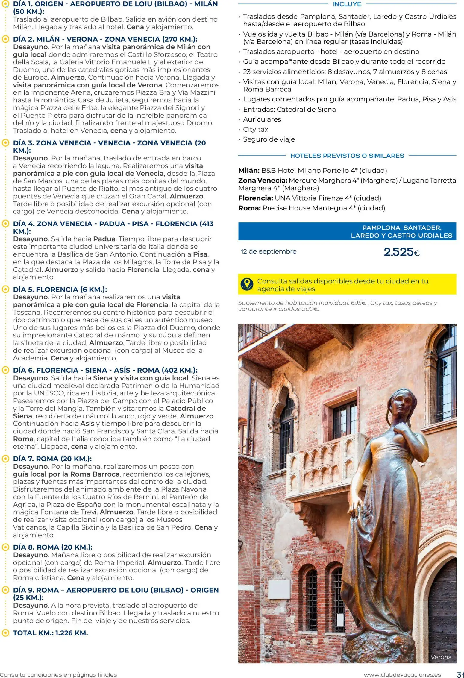 Viajes El Corte Inglés Zona Norte │ válido desde el 01.01.2026 | Página: 31