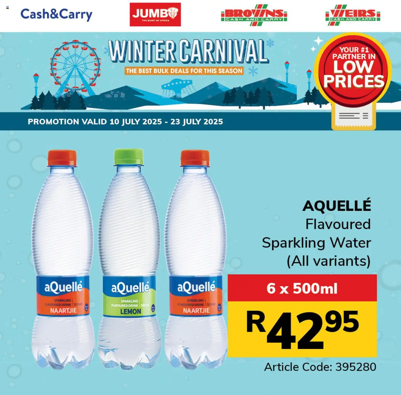 Jumbo Food Savings │ valid from 10.07.2025 | Page: 1 | Products: Water, Lemon