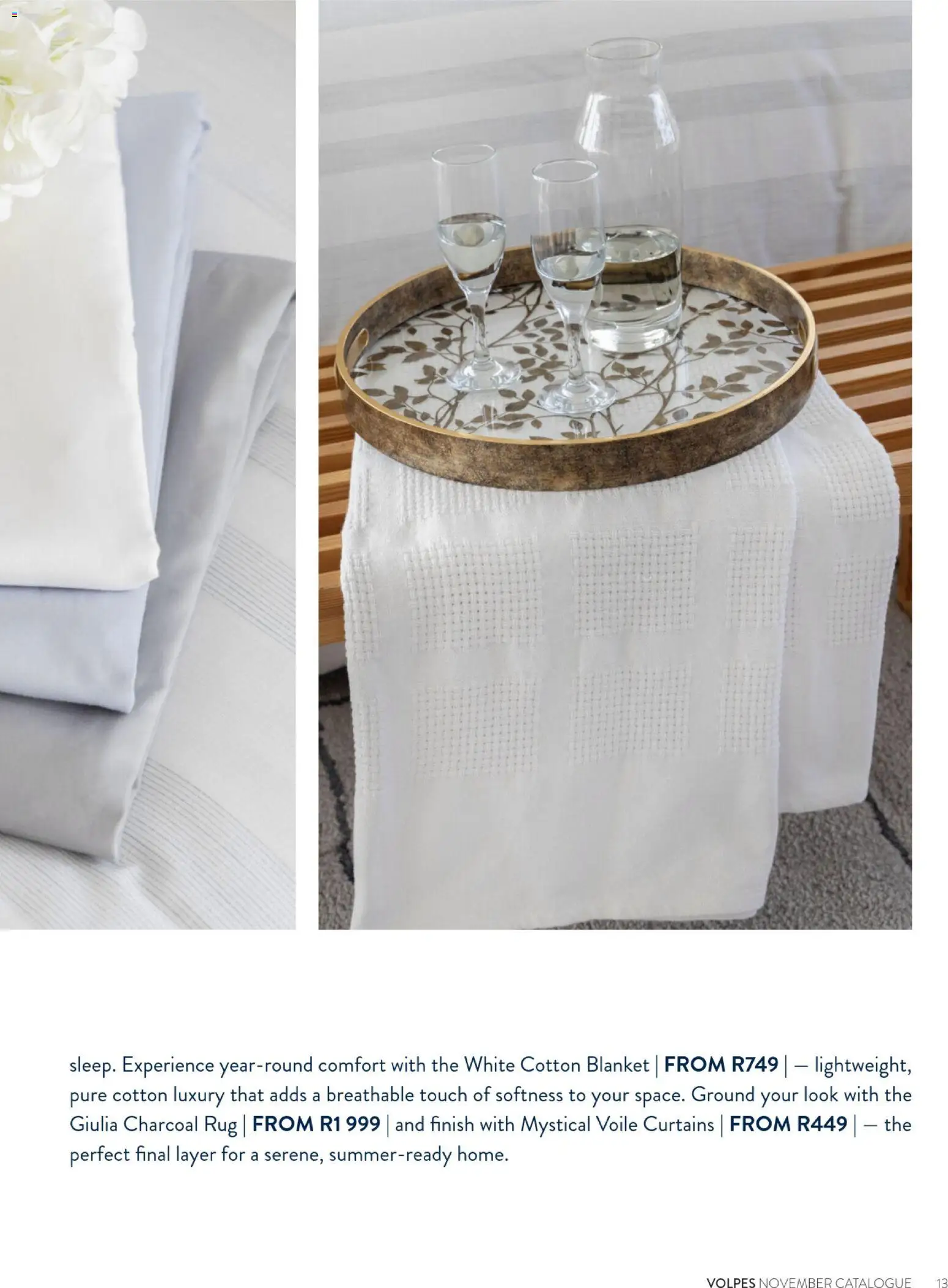 New Volpes catalogue – valid from 18.11.2025 | Page: 23 | Products: Rug, Blanket