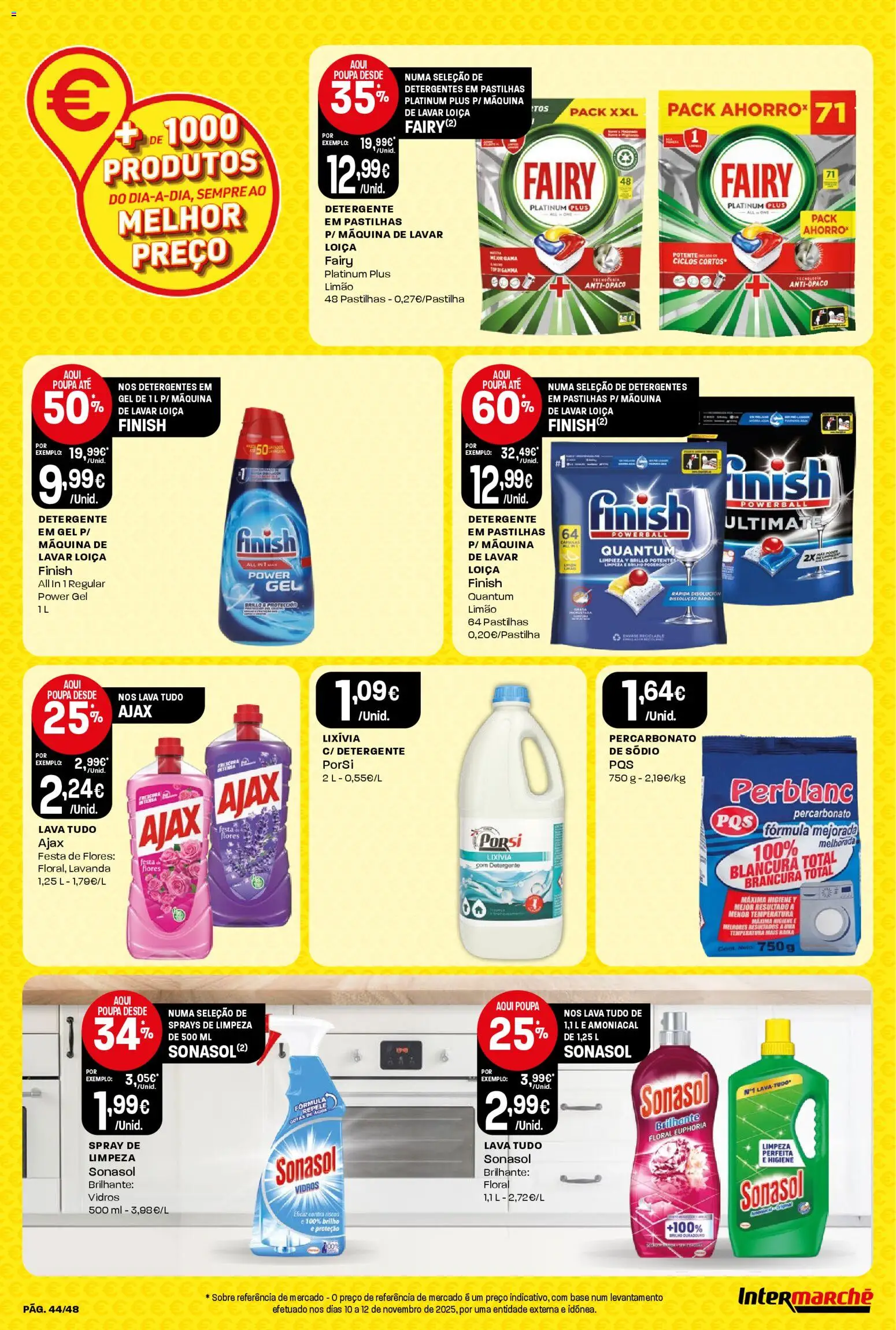 Intermarché folheto │ válido de 18.12.2025 | Página: 44 | Produtos: Flores, Top, Base, Detergente